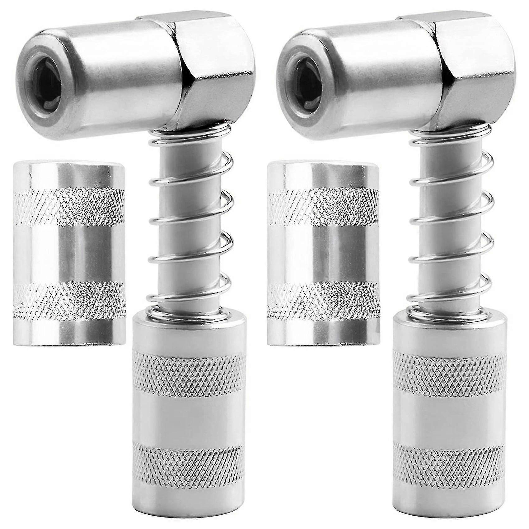 4-Piece 90 Grease Coupler Adapter Set with Sleeves