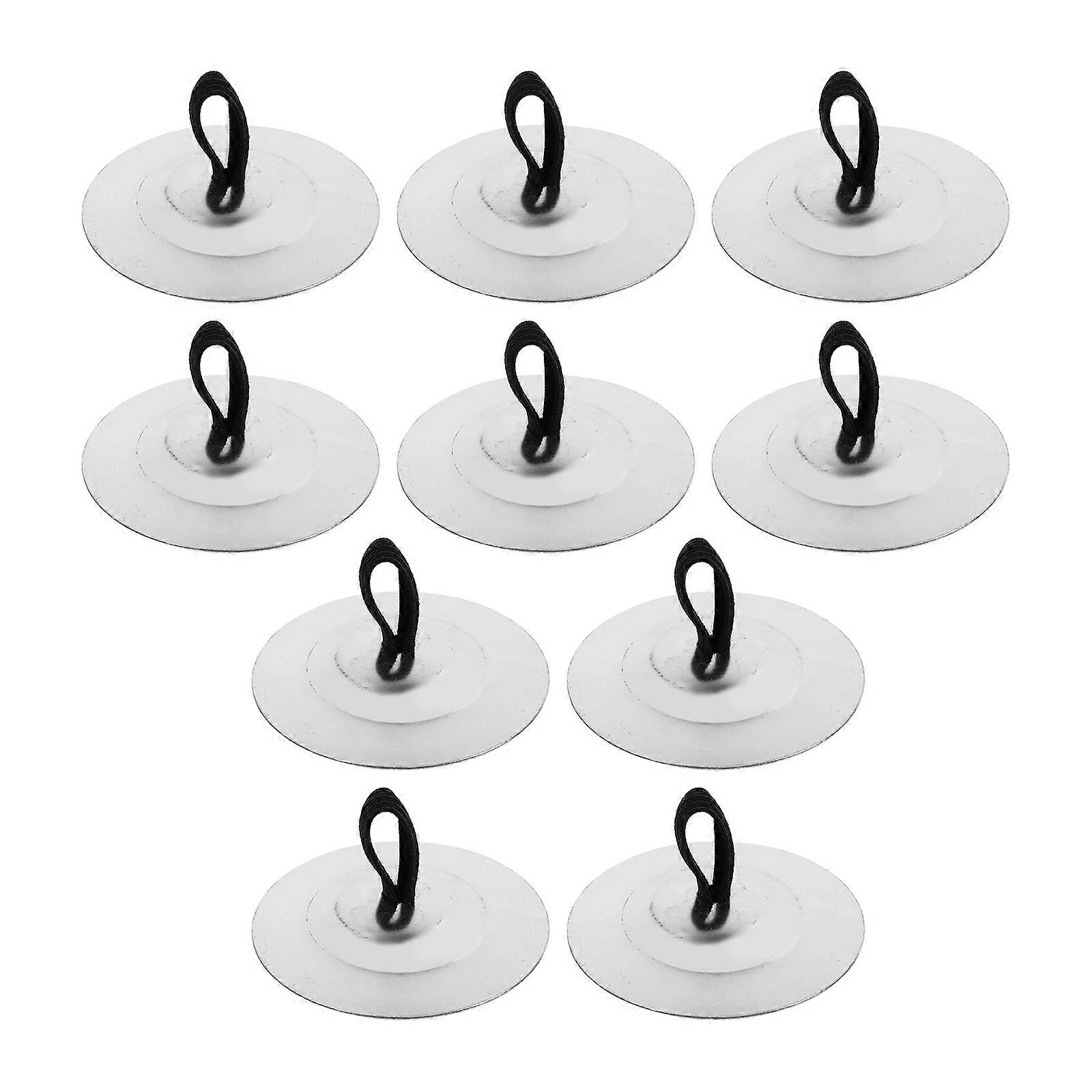 10Pcs Copper Finger Cymbals for Kids Use with Silver Metallic Finish and Clear Tone Mini Musical