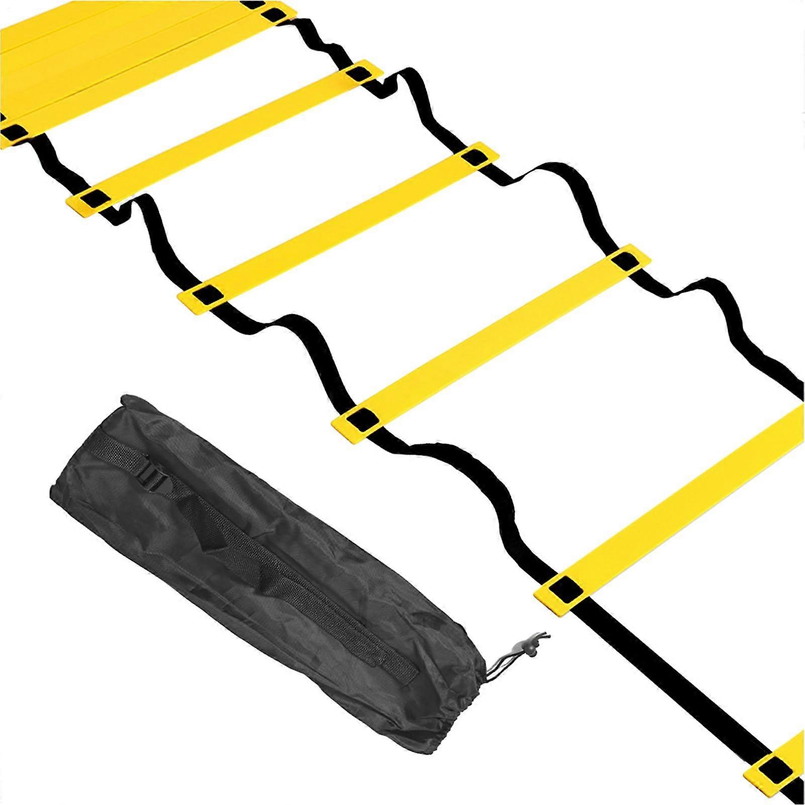 Football Training Accessories Coordination Ladder, 9 Metres Agility Ladder With 18 Knots, Balance Training Device