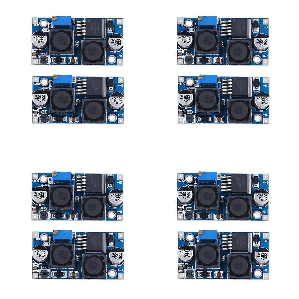 2Pcs Adjustable DC-DC Buck Boost Converter Automatic Regulator