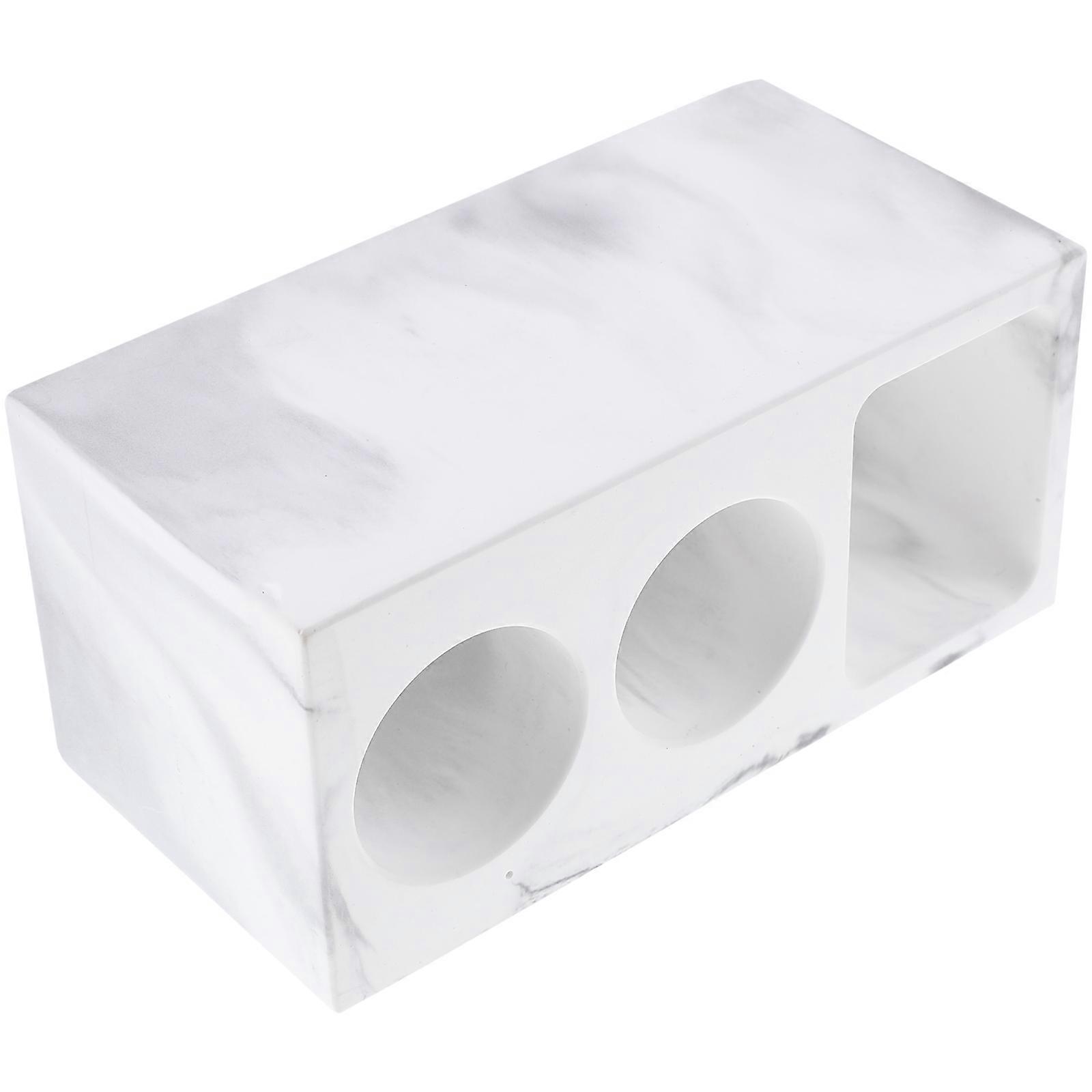 Bathroom Countertop Accessories Toothbrush Holder Multi-Functional Storage 5.1X2.8X2.4in 1Pack