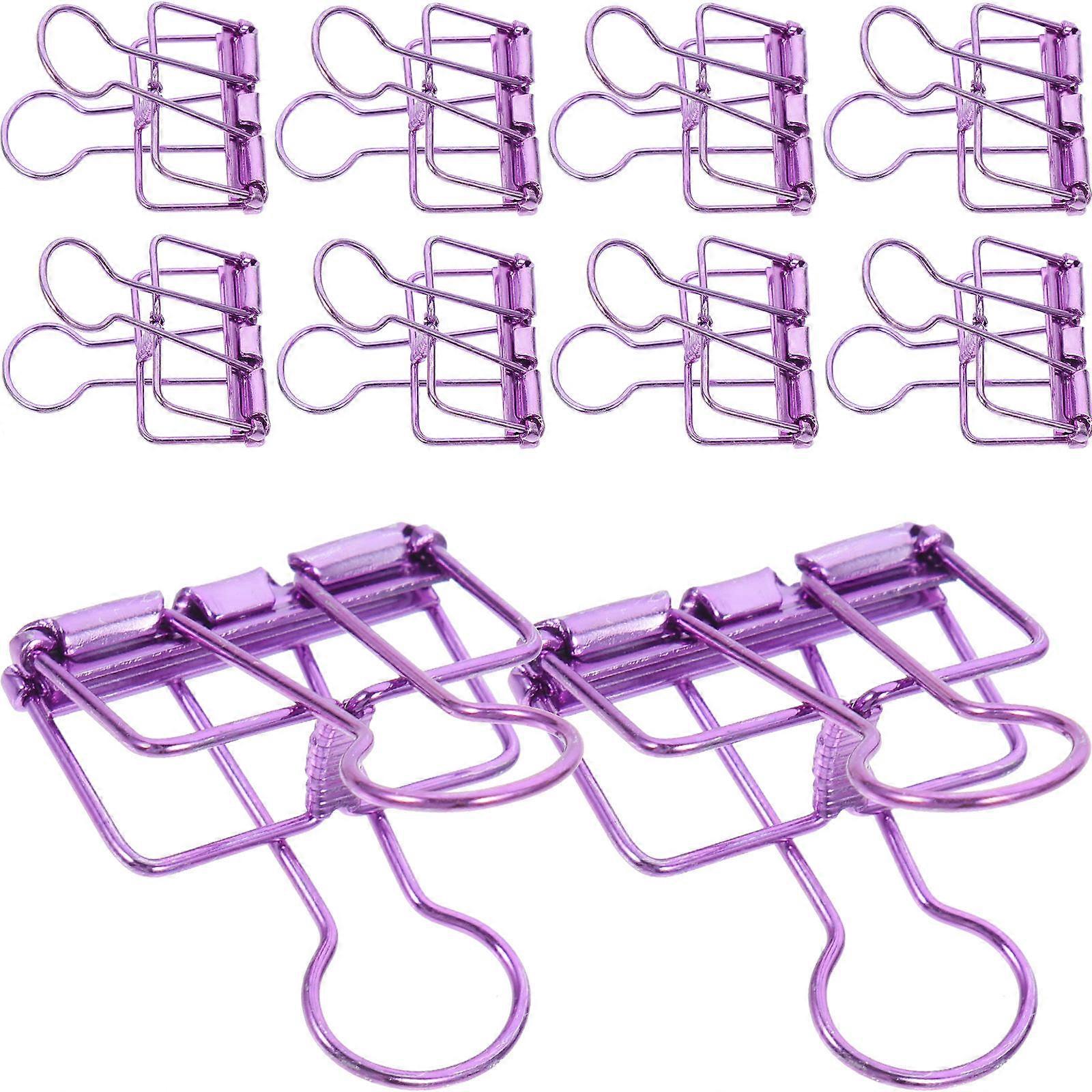 10PCS Strong Binder Clips for Office, School & Home – Premium Paper Clips for Organizing Documents & Holding Papers