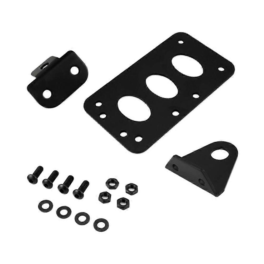 License Plate Bracket Motorcycle Tightly Fixed Rustproof Metal 2Pcs