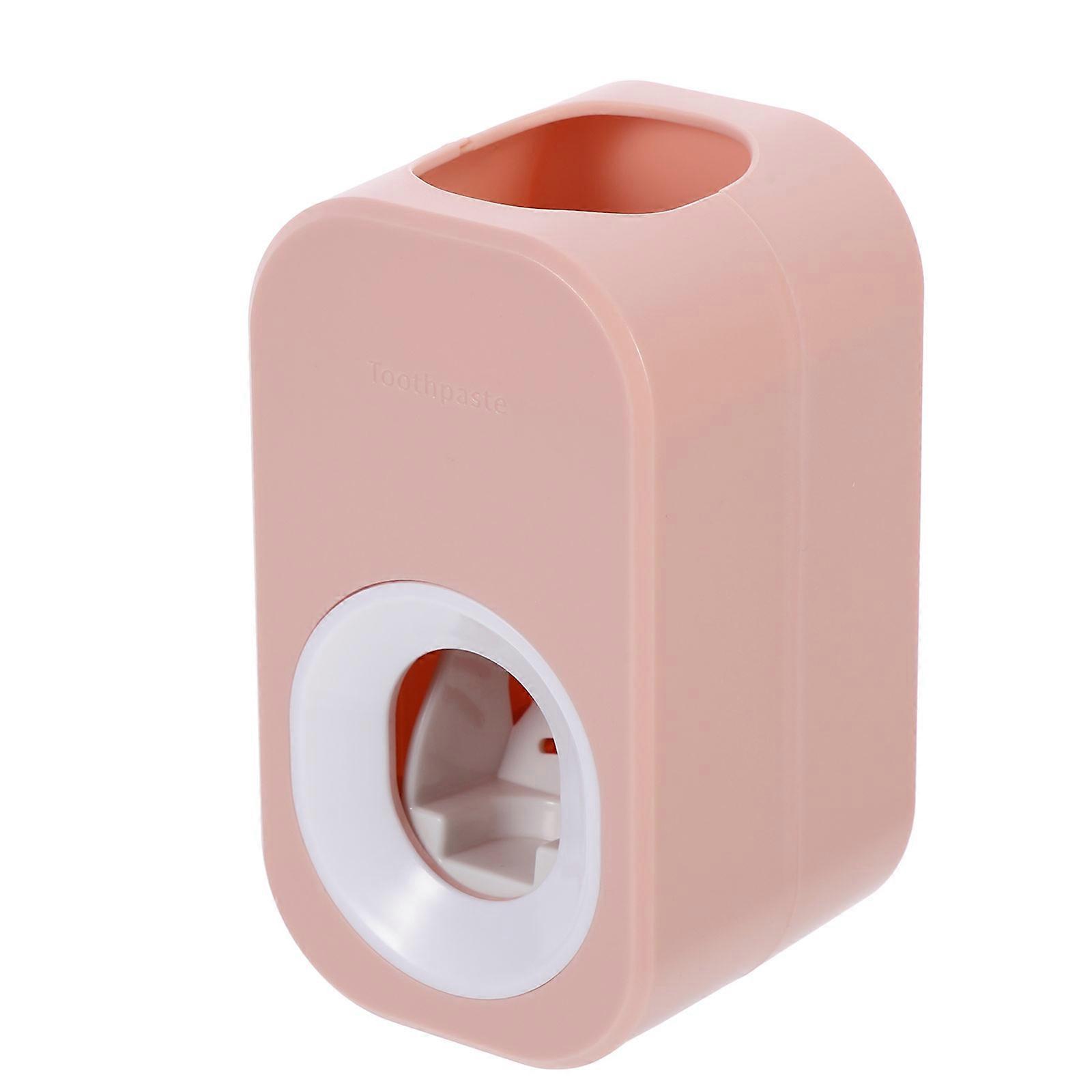 Bathroom Toothpaste Dispenser Wall Mountable Plastic Toothpaste Squeezer Content Pushing Controlled Extrusion 1Set