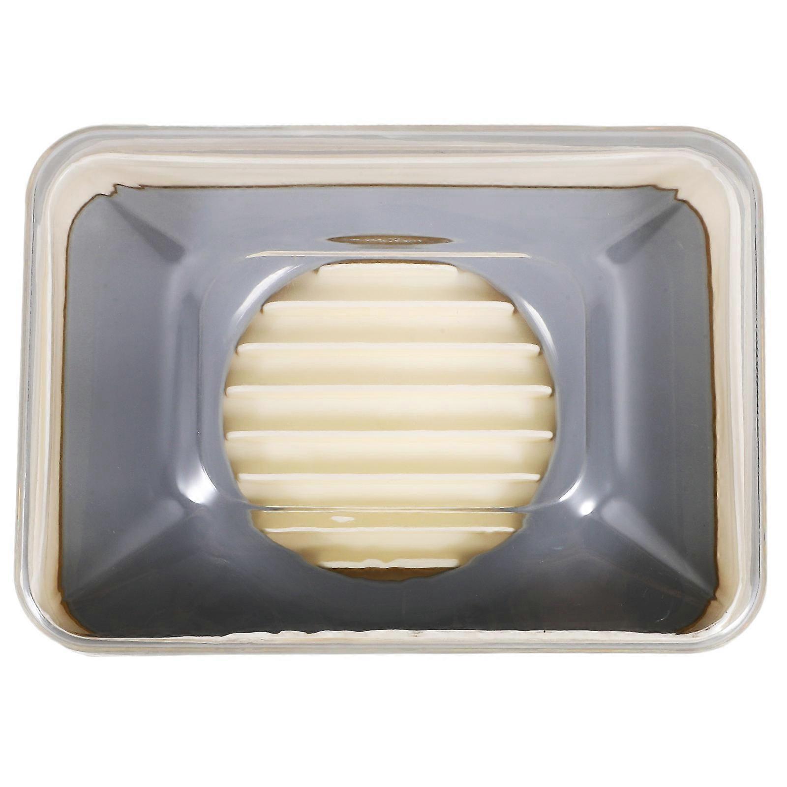 Travel Soap Container Plastic Soap Case Leakproof Dustproof Waterproof Rectangular Shape 1Set