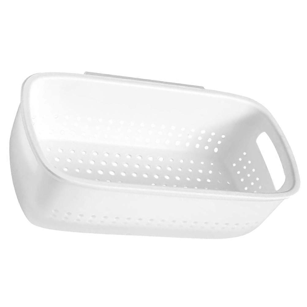 Double Vegetable Drain Basin with Removable Wall Mount Kitchen Colander – Food Grade Multi Strainer Basket for Washing Fruits, Vegetables, and Bowls