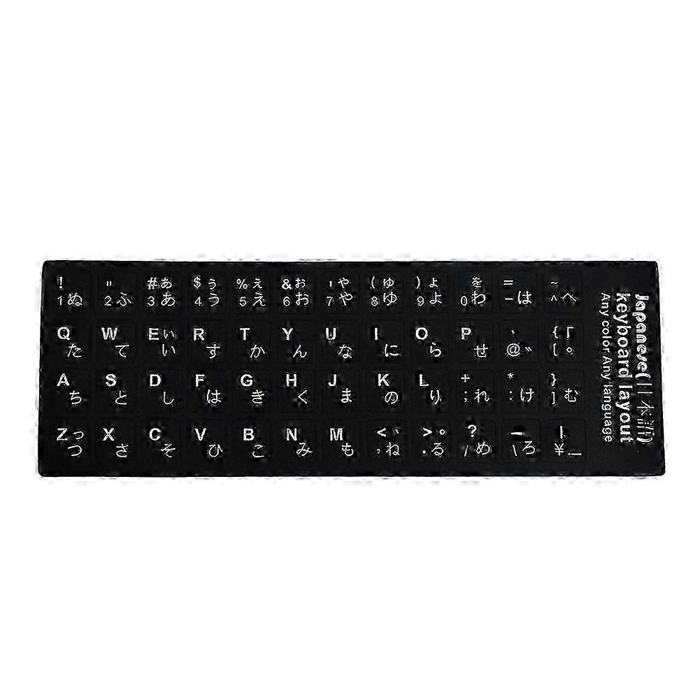English Russian Japanese Thai Letters Laptop Computer Keyboard Layout Stickers