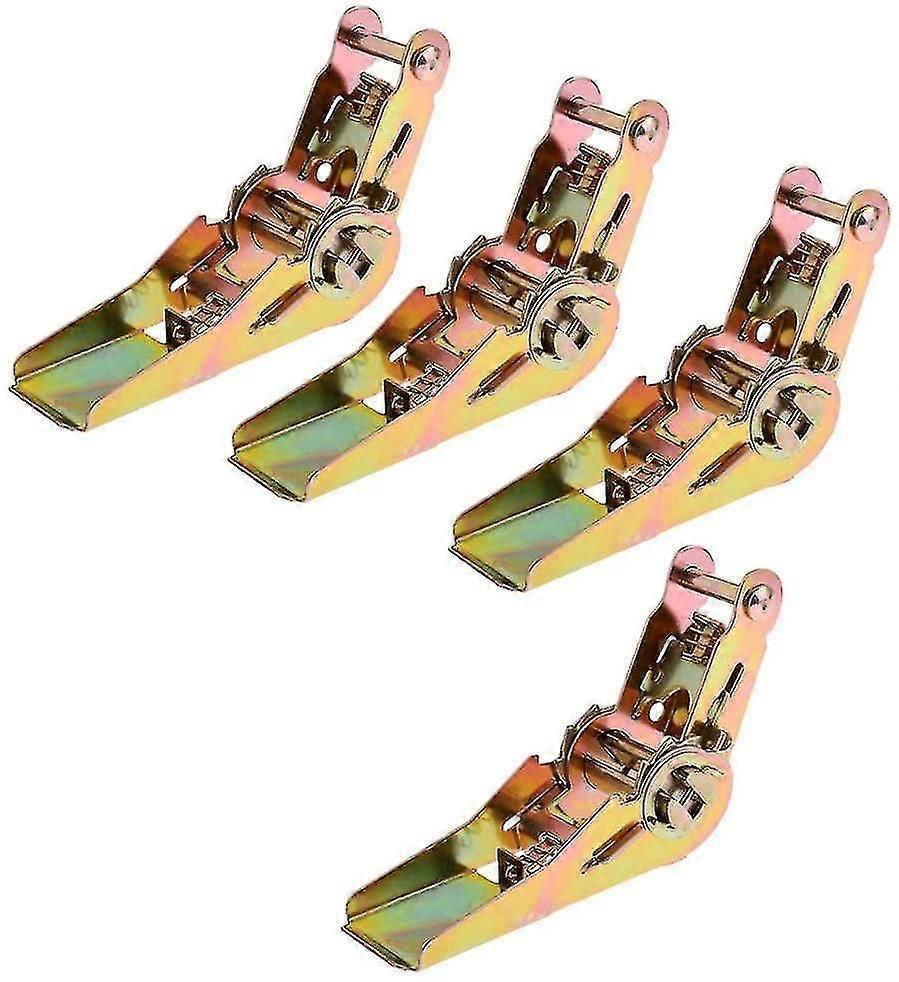 Ratchet Tightener Hidden Buckle Double Row Hook