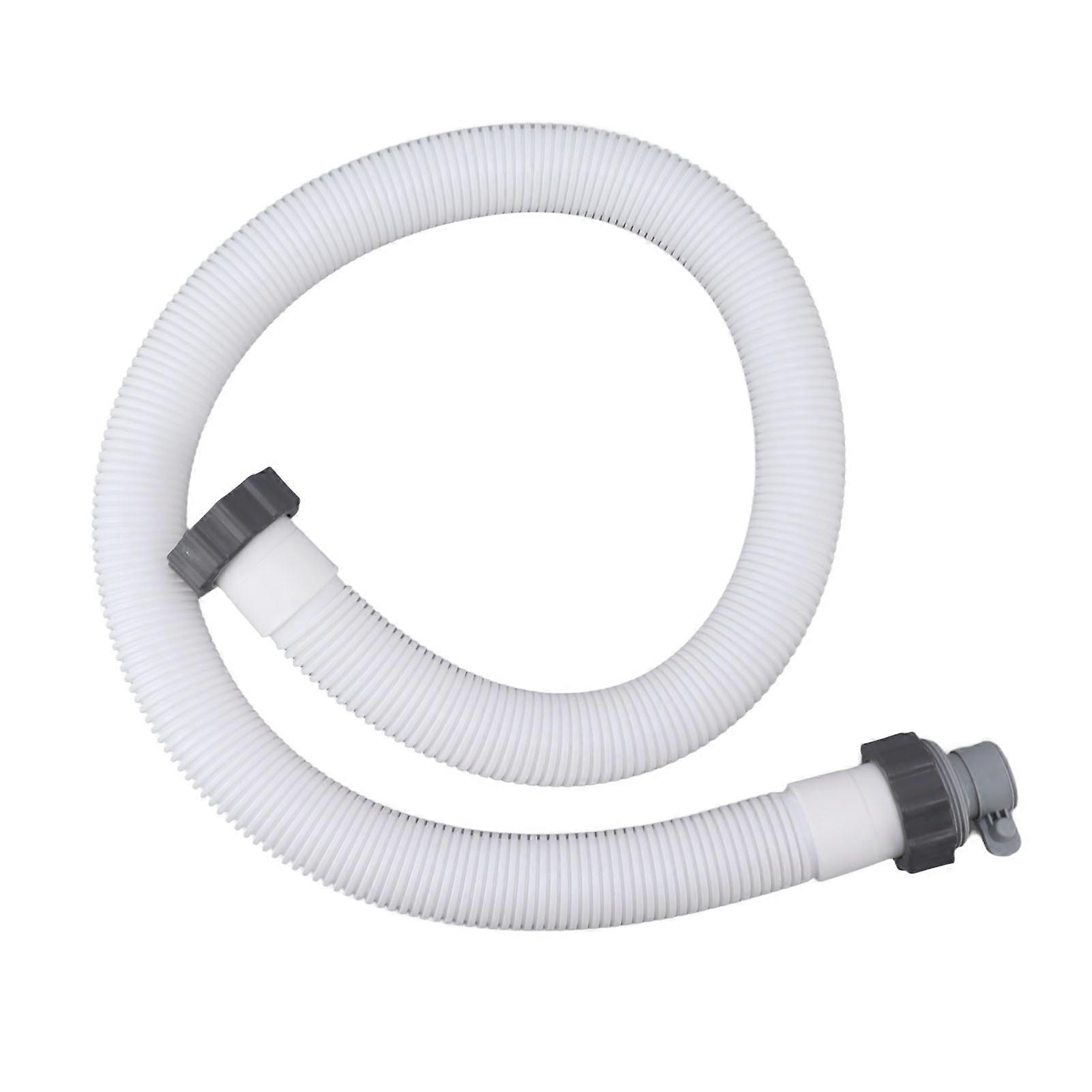 1.5in Diameter 59in Long Accessory Pool Pump Replacement Hose Filter Pump Hose Includes 1 Hose Adapter 