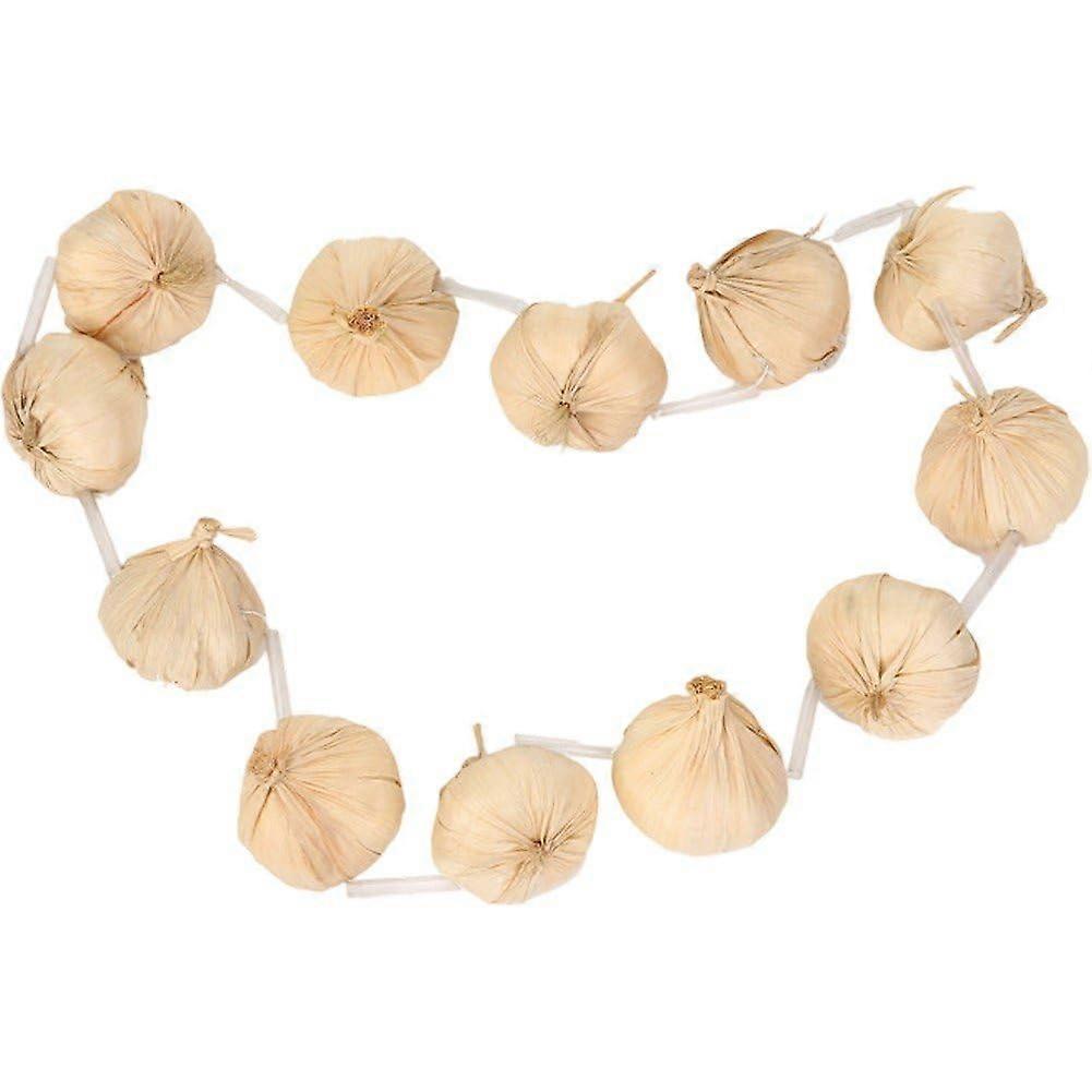 Artificial Garlic String, Realistic Hanging Garlic Décor for Home, Faux Garlic Kitchen Decoration, Foam Vegetable Props