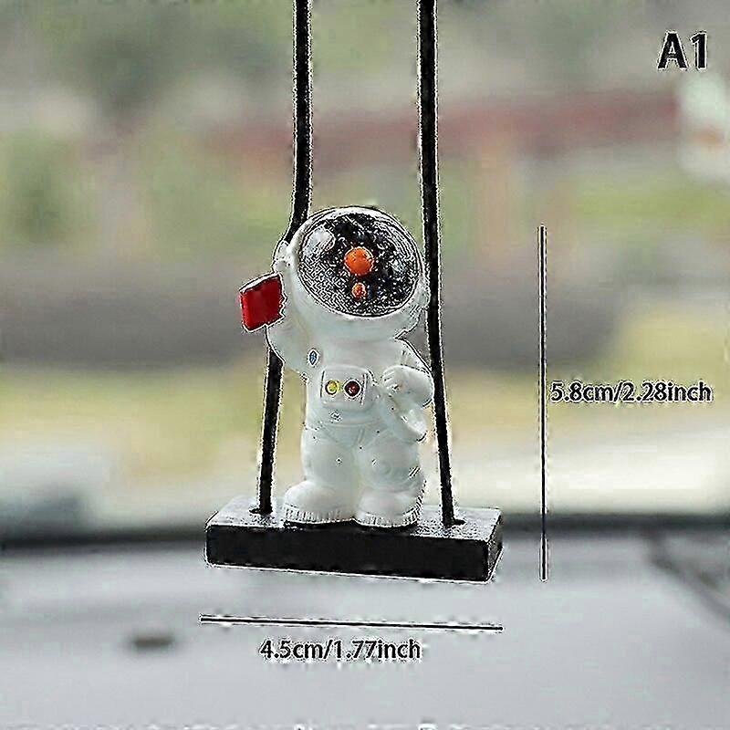 Creative astronaut car rearview mirror pendant accessory