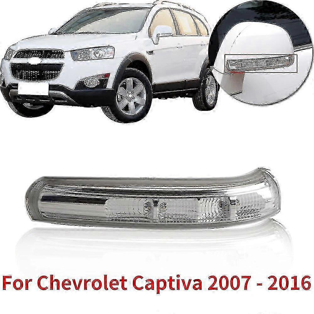 Outside Rearview Mirror LED Turn Signal Lamp Light for Applicable Brand Captiva 2007-2016 (Left Hand Drive Only)