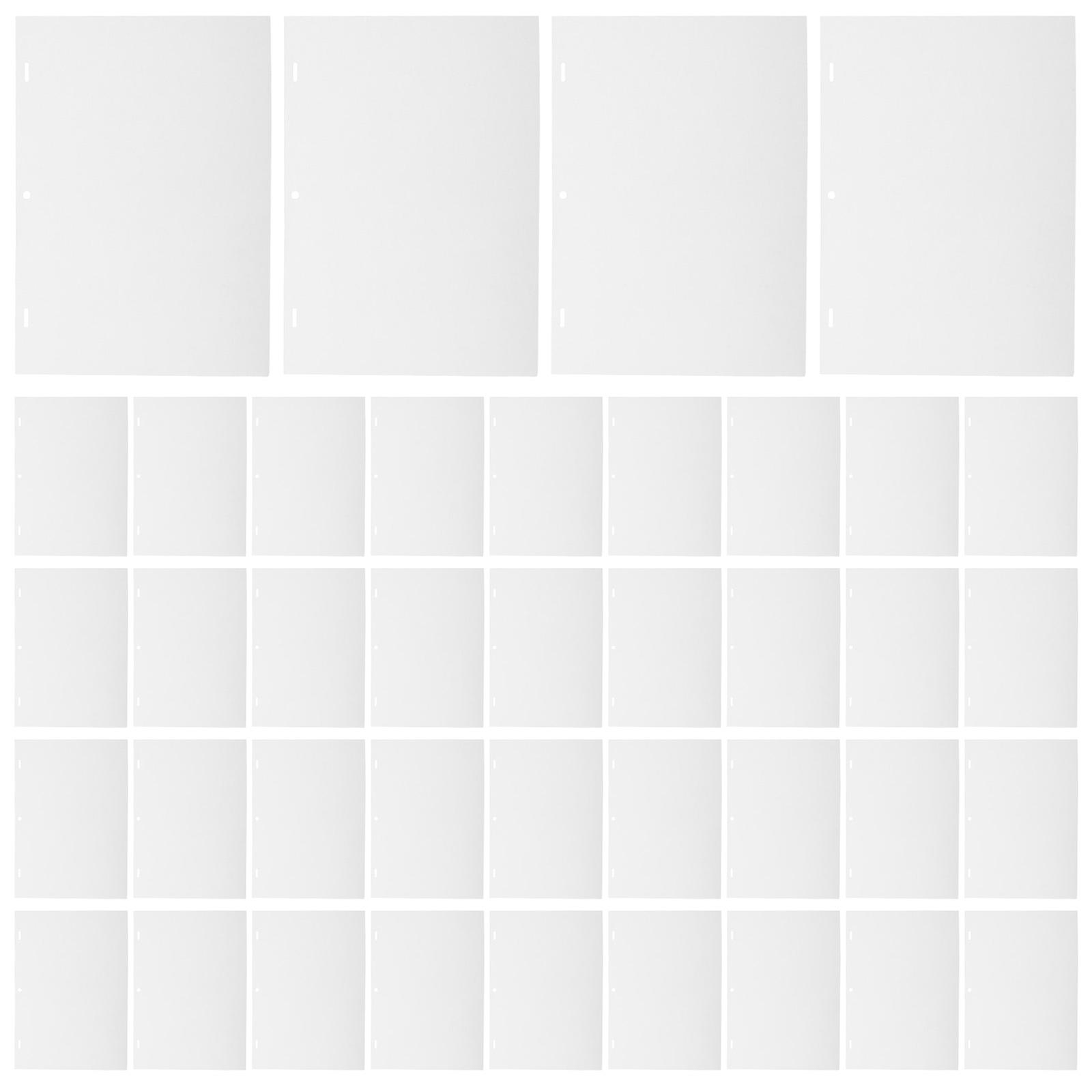 200PCS Blank Animation Paper for Artists – Smooth Drawing Sheets for Watercolor Sketching and Creative Art Projects