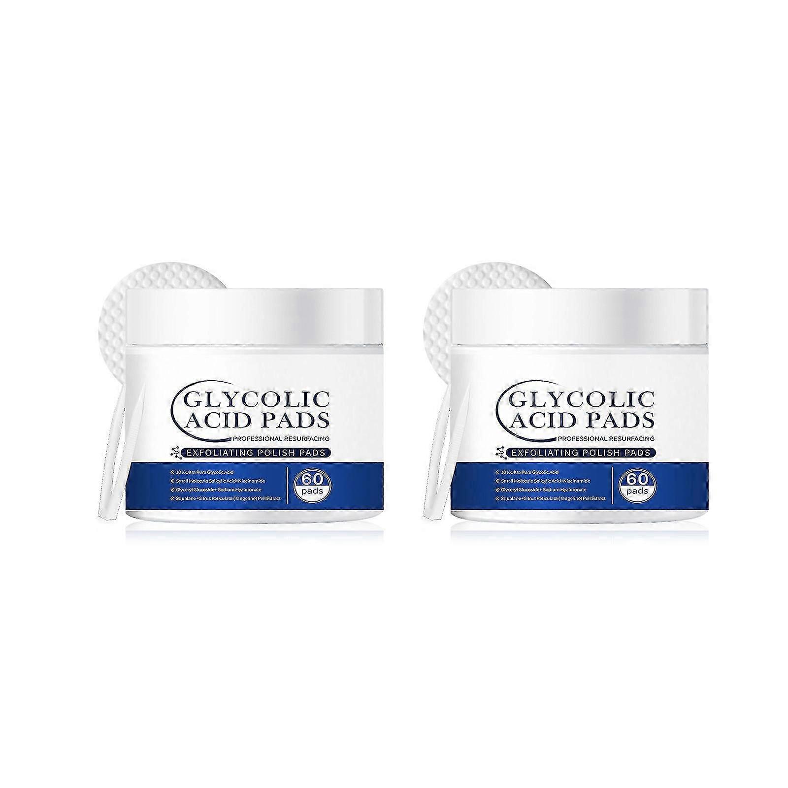 Exfoliating Pads - Glycolic Acid 10% Resurfacing Pads for Face,Face Pads with Salicylic Acid, Exfoliating Peel Pads for Face with Deep Cleaning Effect