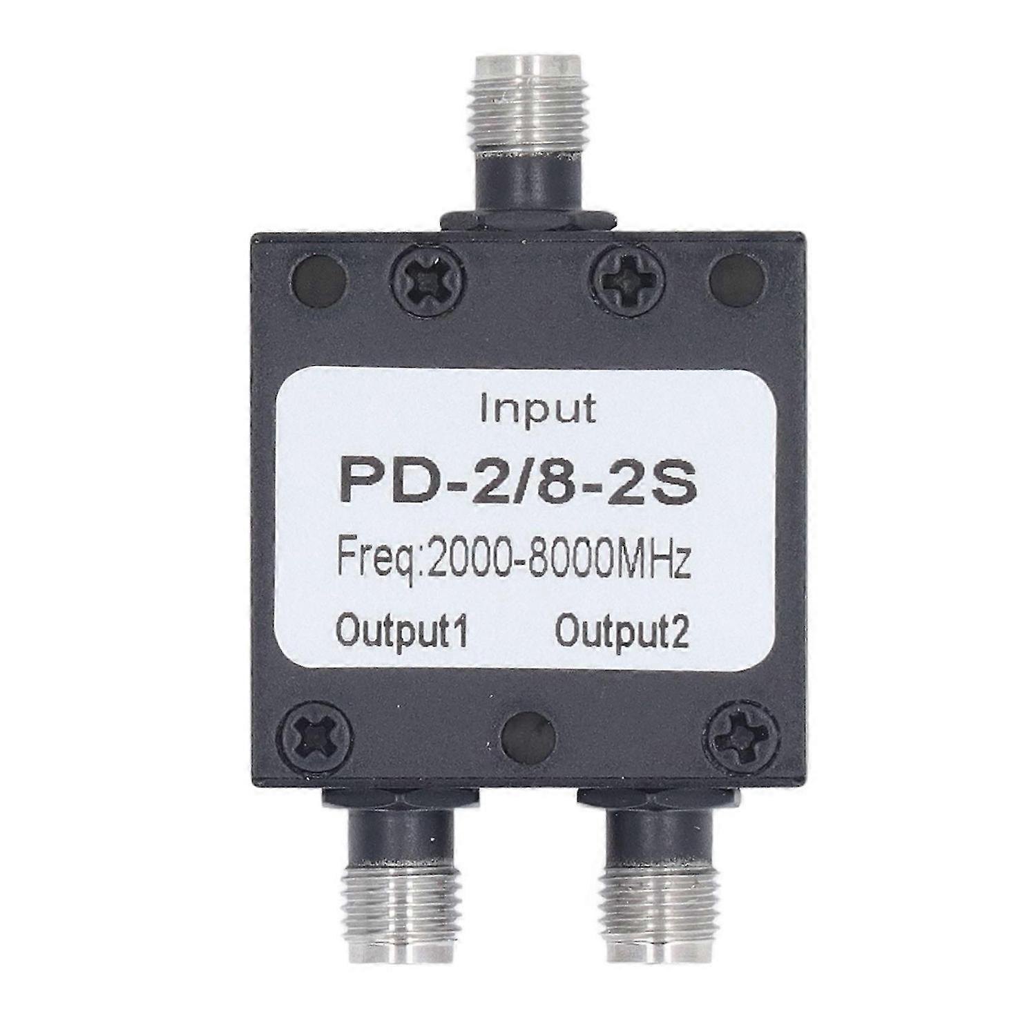 SMA Power Divider 2 Way 2 To 8GHz Low Insertion Loss High Isolation RF Power Splitter for Antenna System