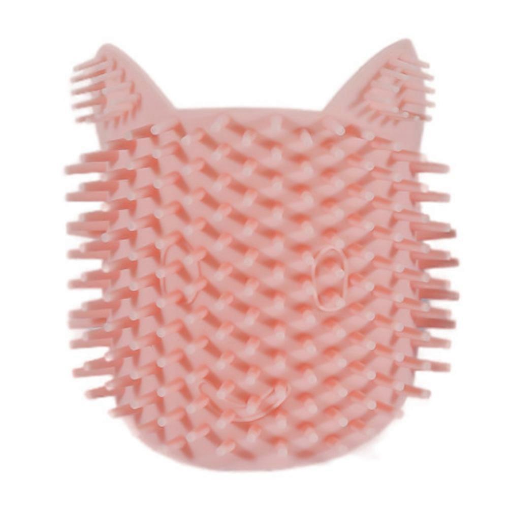 Pet Massage Comb Multi Function Rubbing Board Silicone Brush for Wet and Dry Use