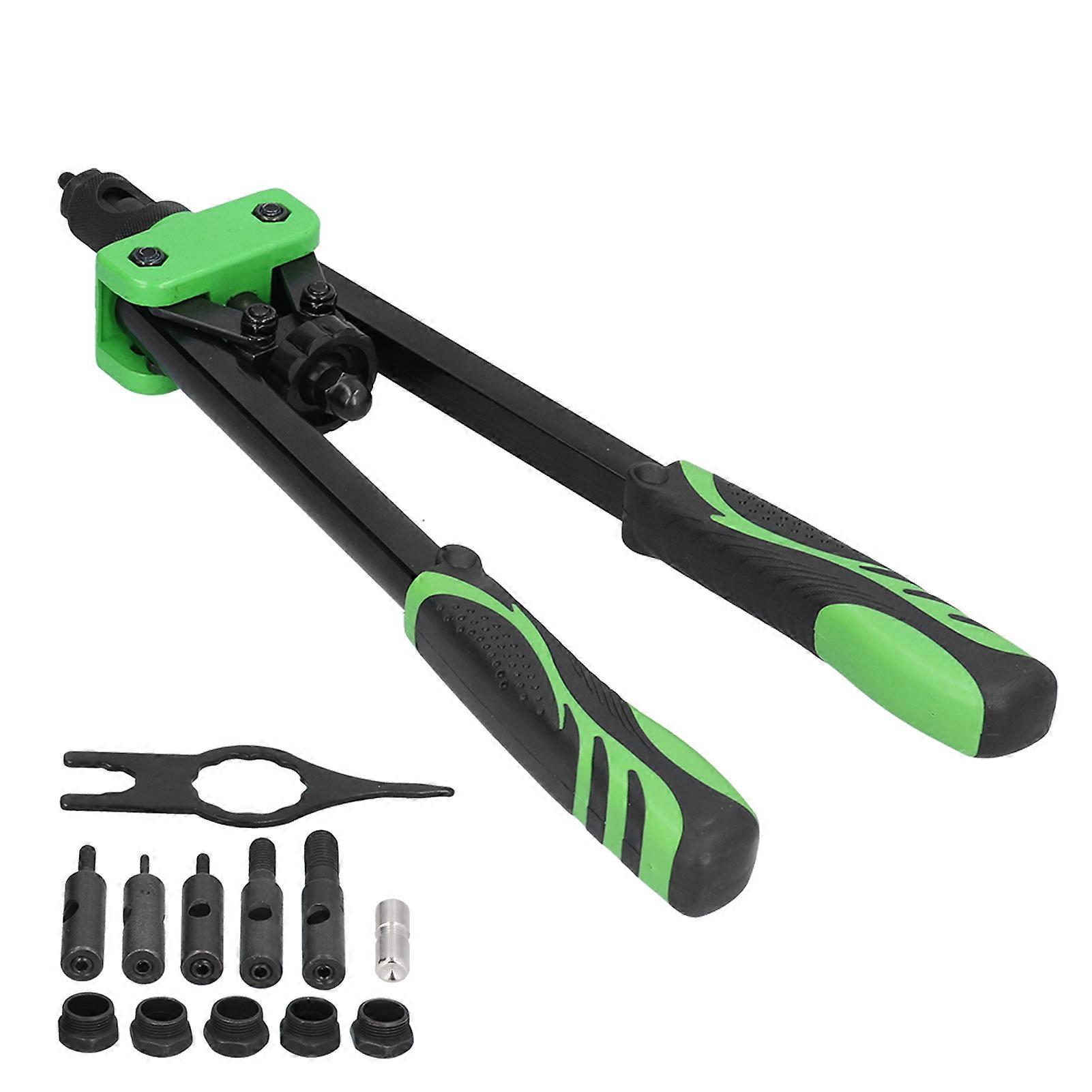 Rivet Nut Tools Stainless Steel 2 Handles Hand Riveter with Buckle Wrench JM‑882 M3‑M10