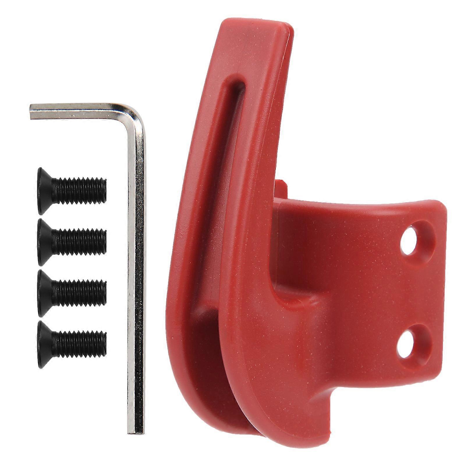 Electric Scooter Front Handle Hook with Mounting Screw for Hanging Bags Fit for Ninebot MAX G30Red YMQX)