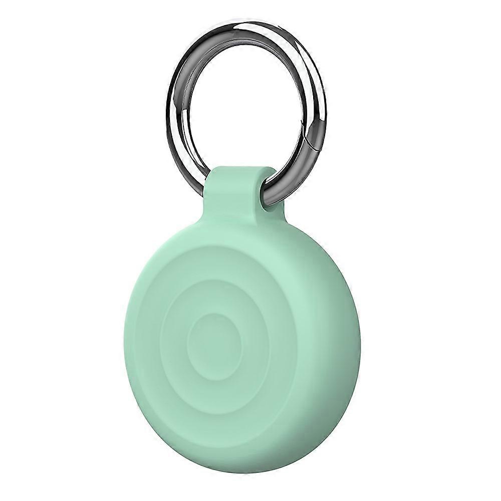 AT-66 Compatible For AirTag Locator Protective Case Waterproof Shockproof Tracker Silicone Cover with Keychain