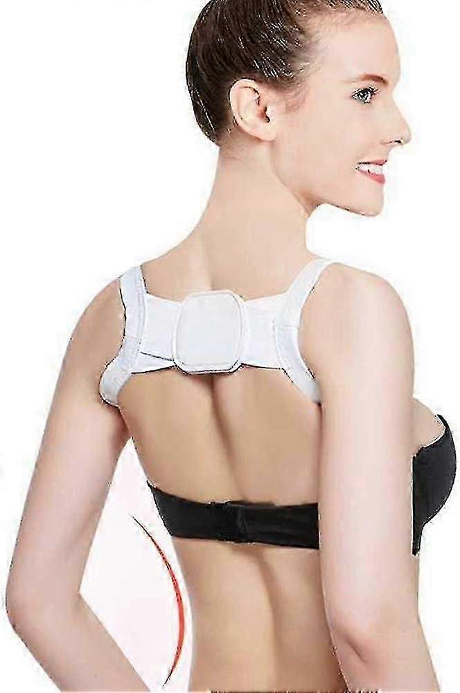 Posture Corrector for Upper Back and Shoulder Pain Relief - Adjustable and Comfortable with Breathable Material.