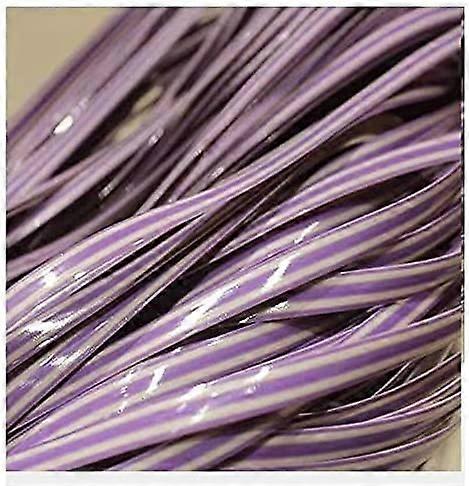 Brown Gradient Flat Synthetic Rattan  Material 8MM 500G Plastic Rattan Wicker  Kit/F