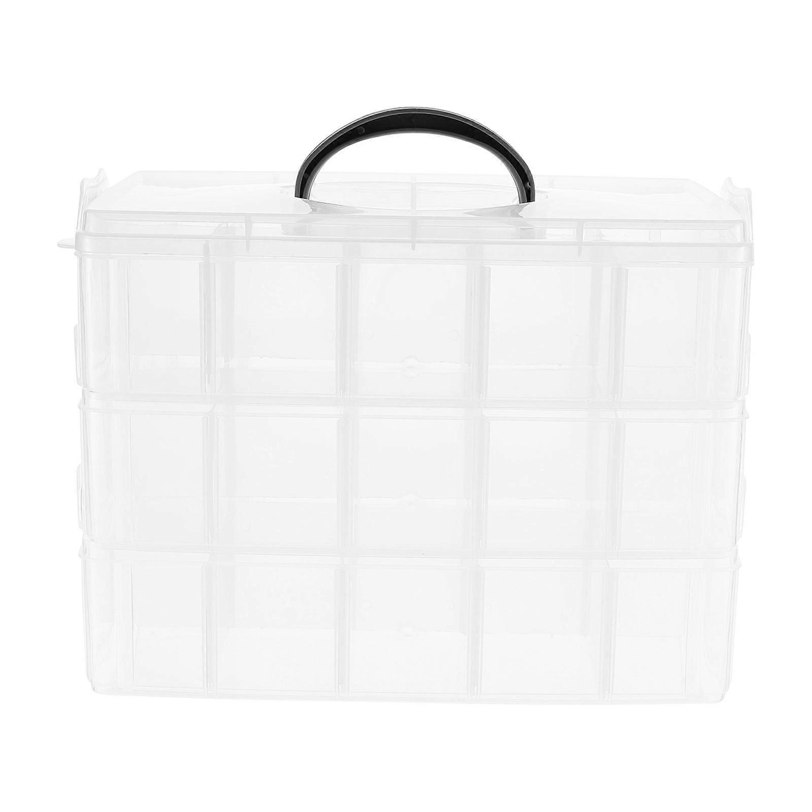 Detachable Jewelry Holder Storage Case for Beads and Crafts – Durable Organizing Box for Home and Office Use