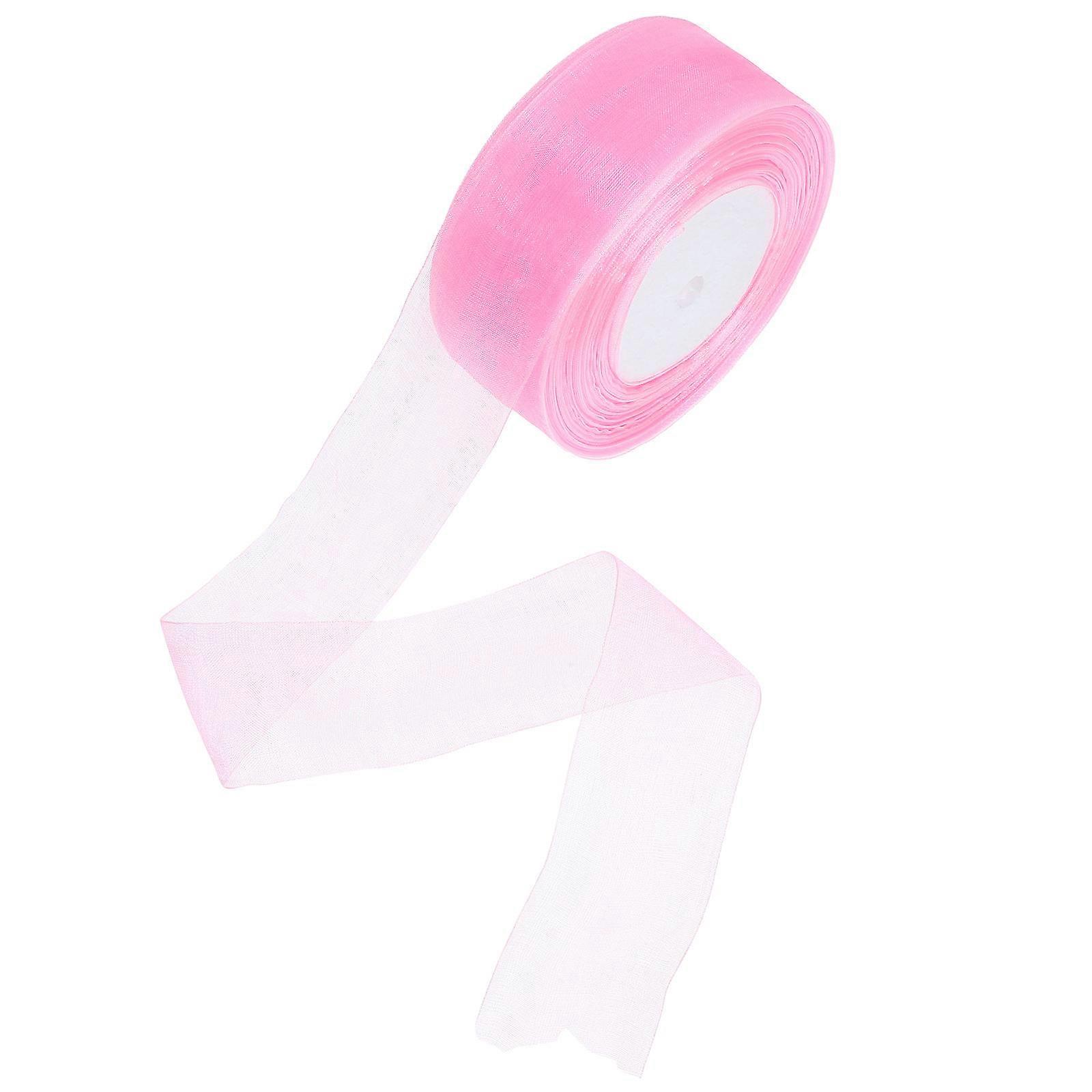 Sheer Organza Ribbon Wide for Crafting, Bouquets, Gift Wrapping, Weddings, Birthdays, and DIY Decor Projects