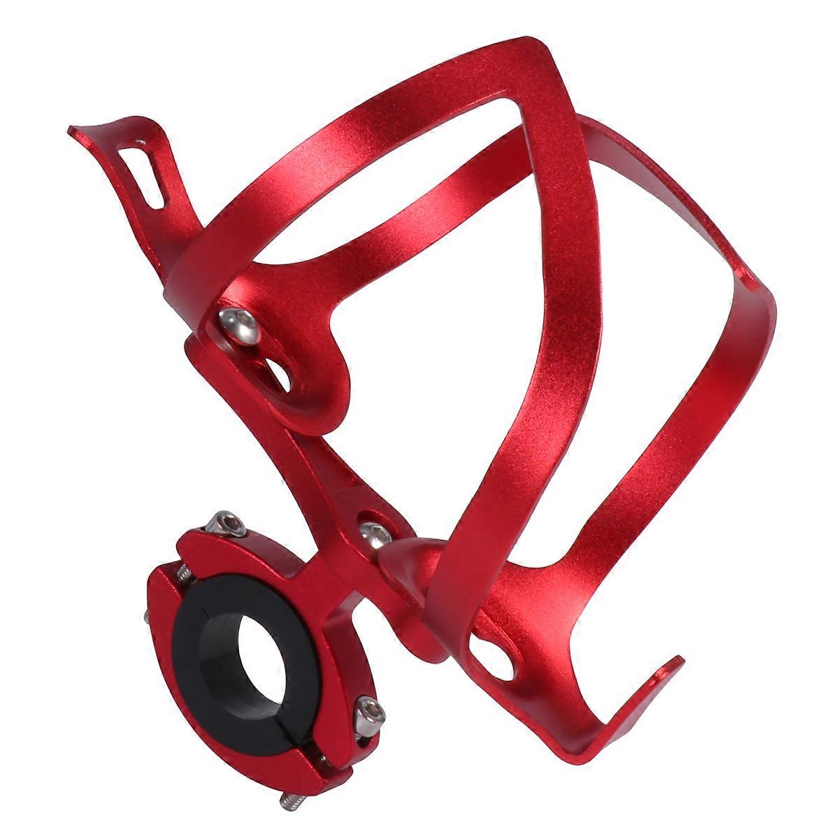 Lightweight Aluminum Alloy Bike Bottle Cage with Transition Socket Sturdy Water Bottle Holder for Mountain Bikes Easy to Install Cycling