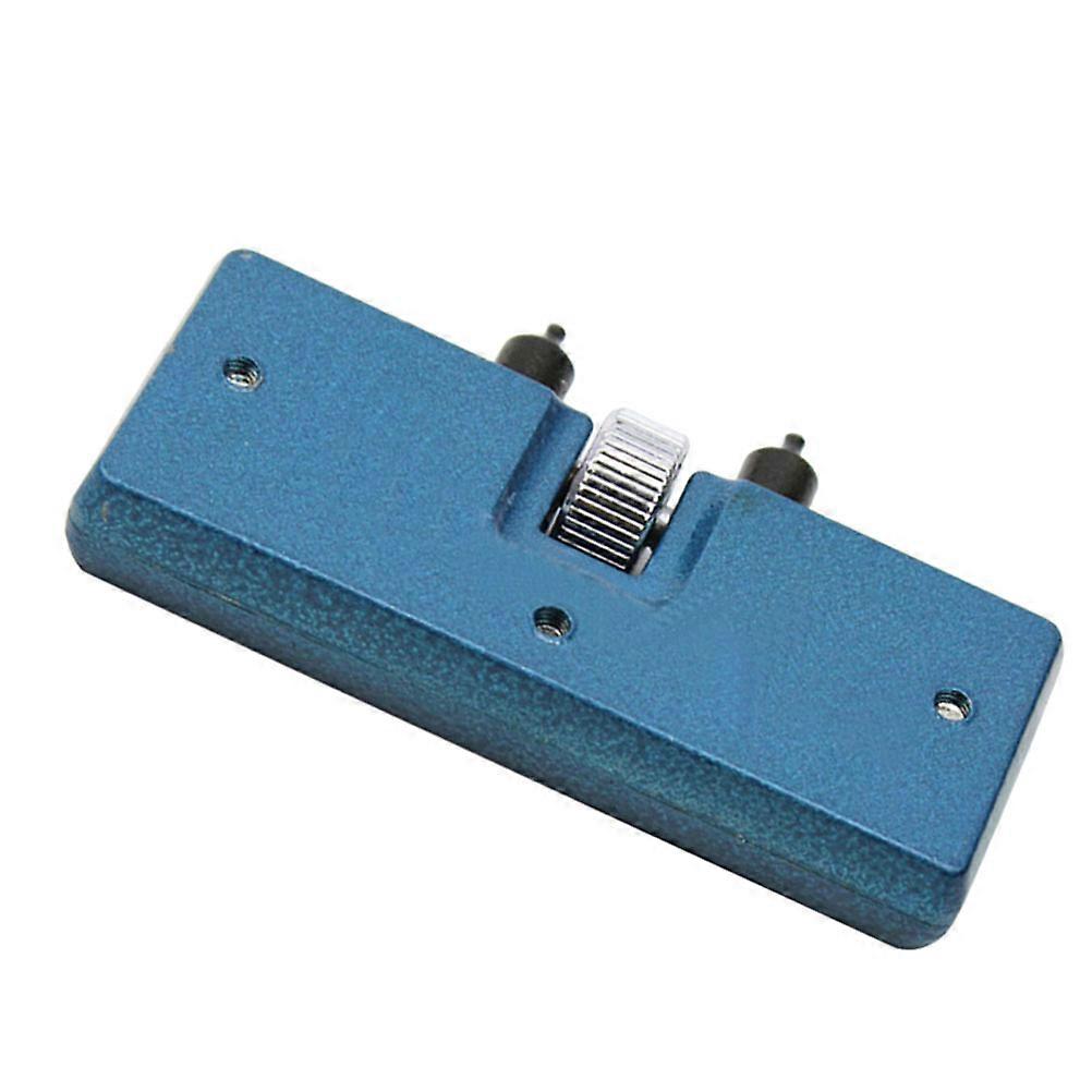 Adjustable Watch Case Opener Closer Remover Metal Tool for Watch Maintenance Blue 7x3cm 1Pack