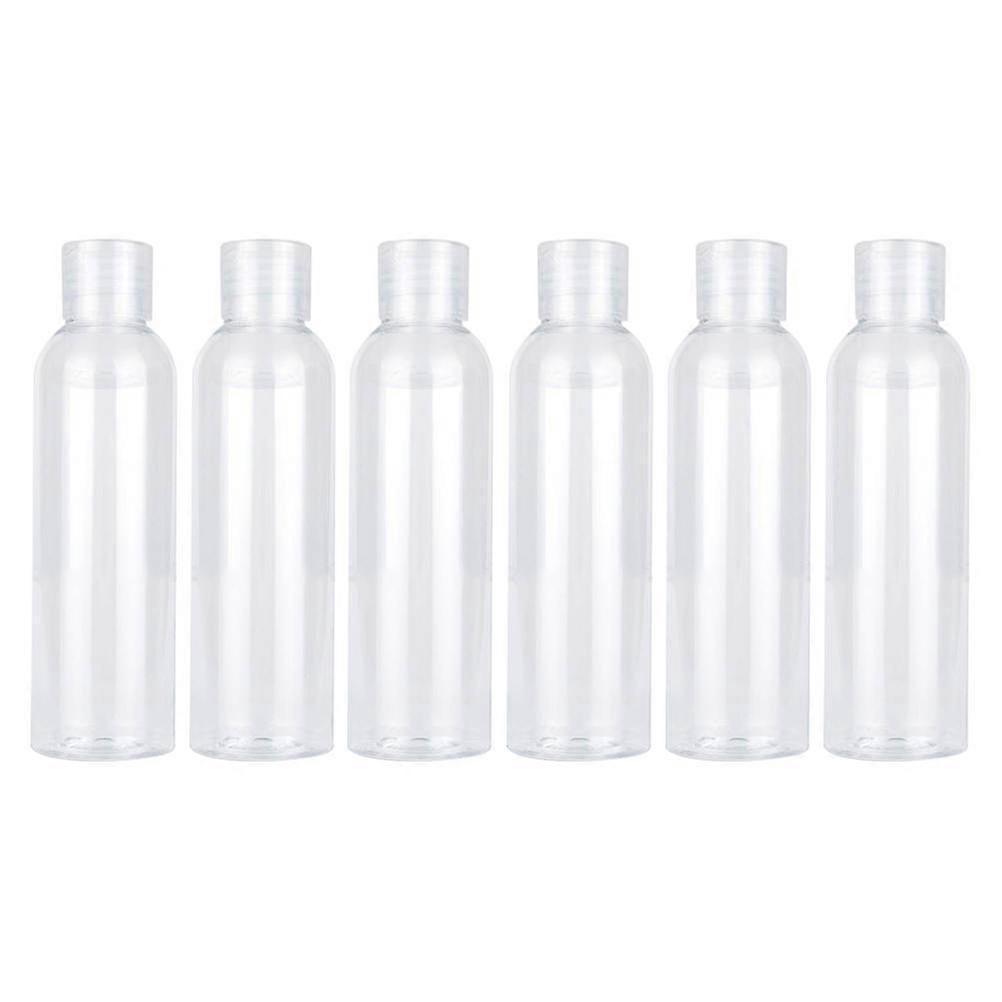 Portable PET Empty Bottles for Toiletries Storage Transparent Refillable Travel Size 120ml