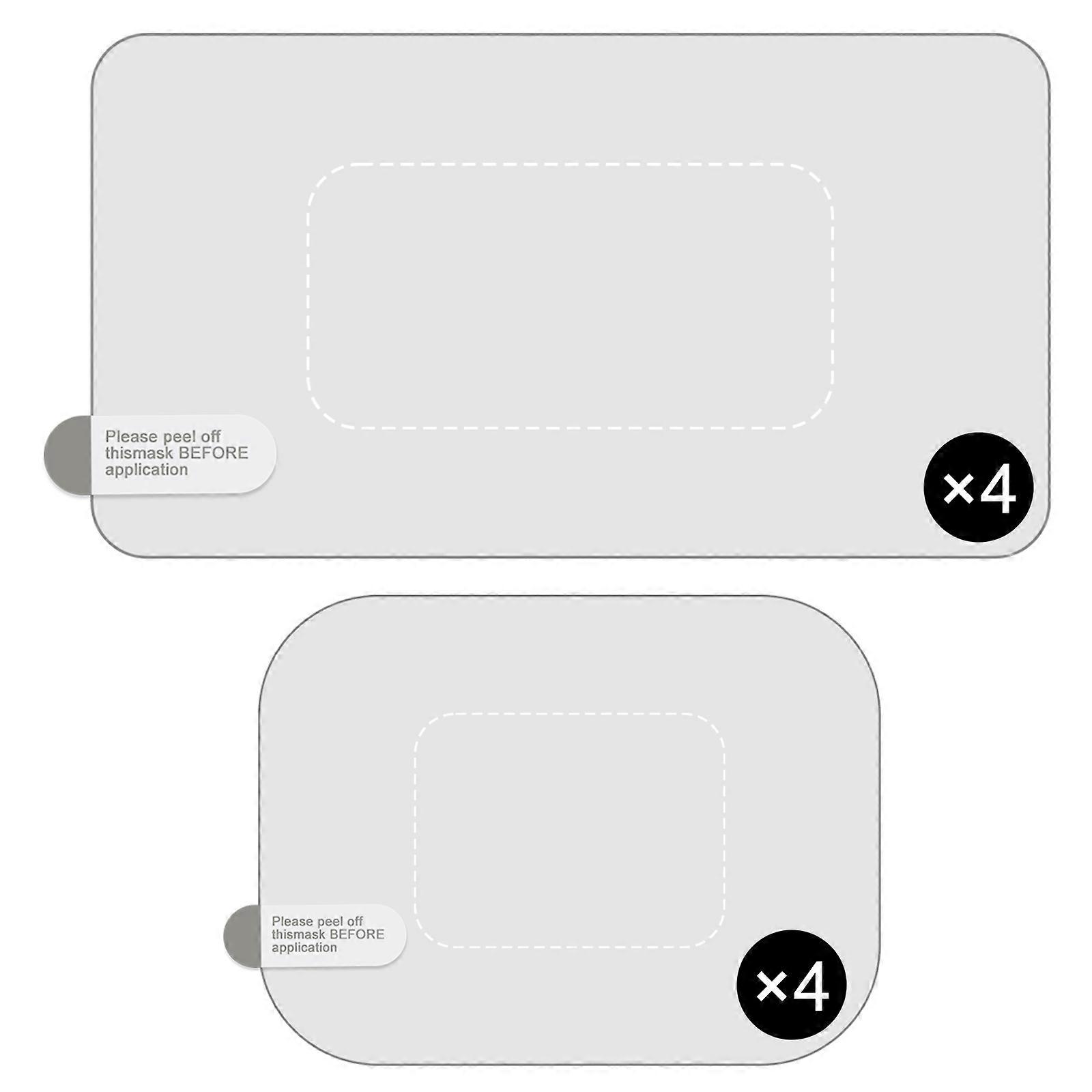 Antifall Dashboard Cameras Mounting Sticker Antislip Electrostatic Windshield Films Prevents Slipping Scratching 10pcs  4 Sets