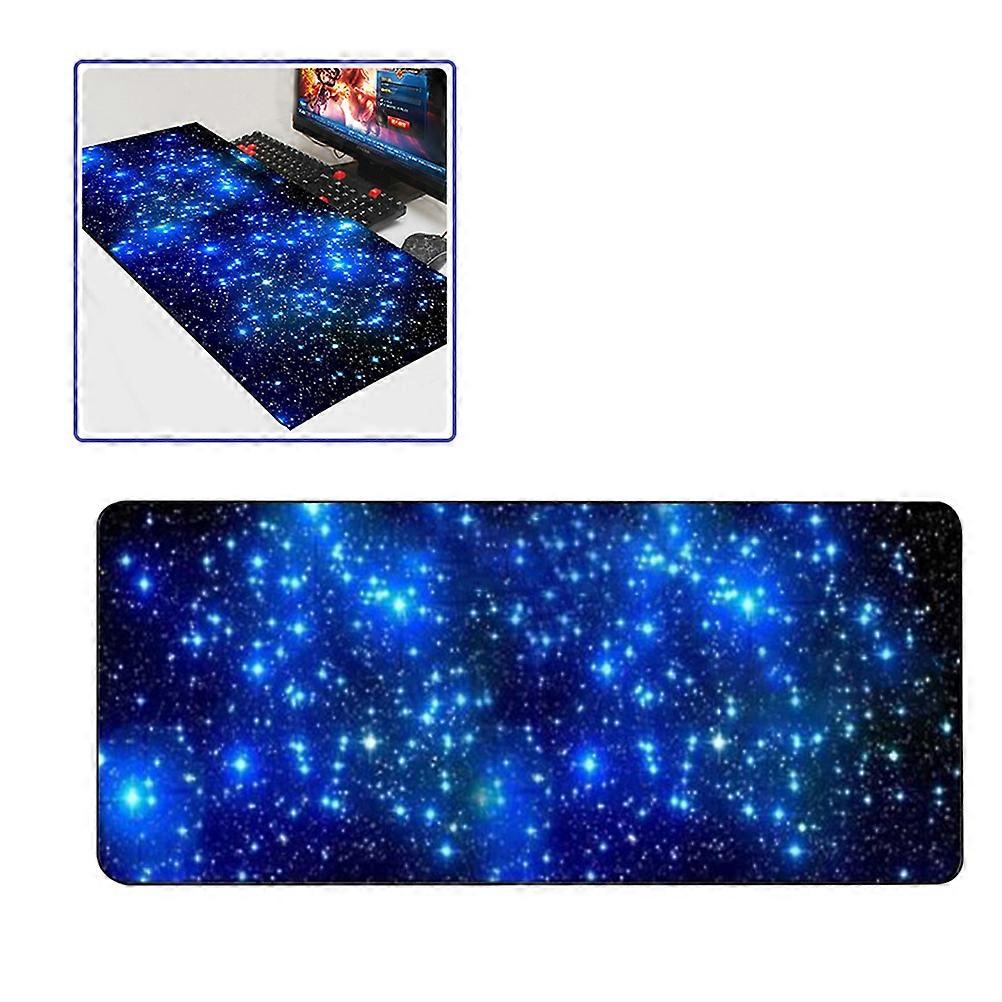 Desk Pad Sky Pattern Multi-Colored Rubber Anti-Slip Smooth Movement Hand 1Pack