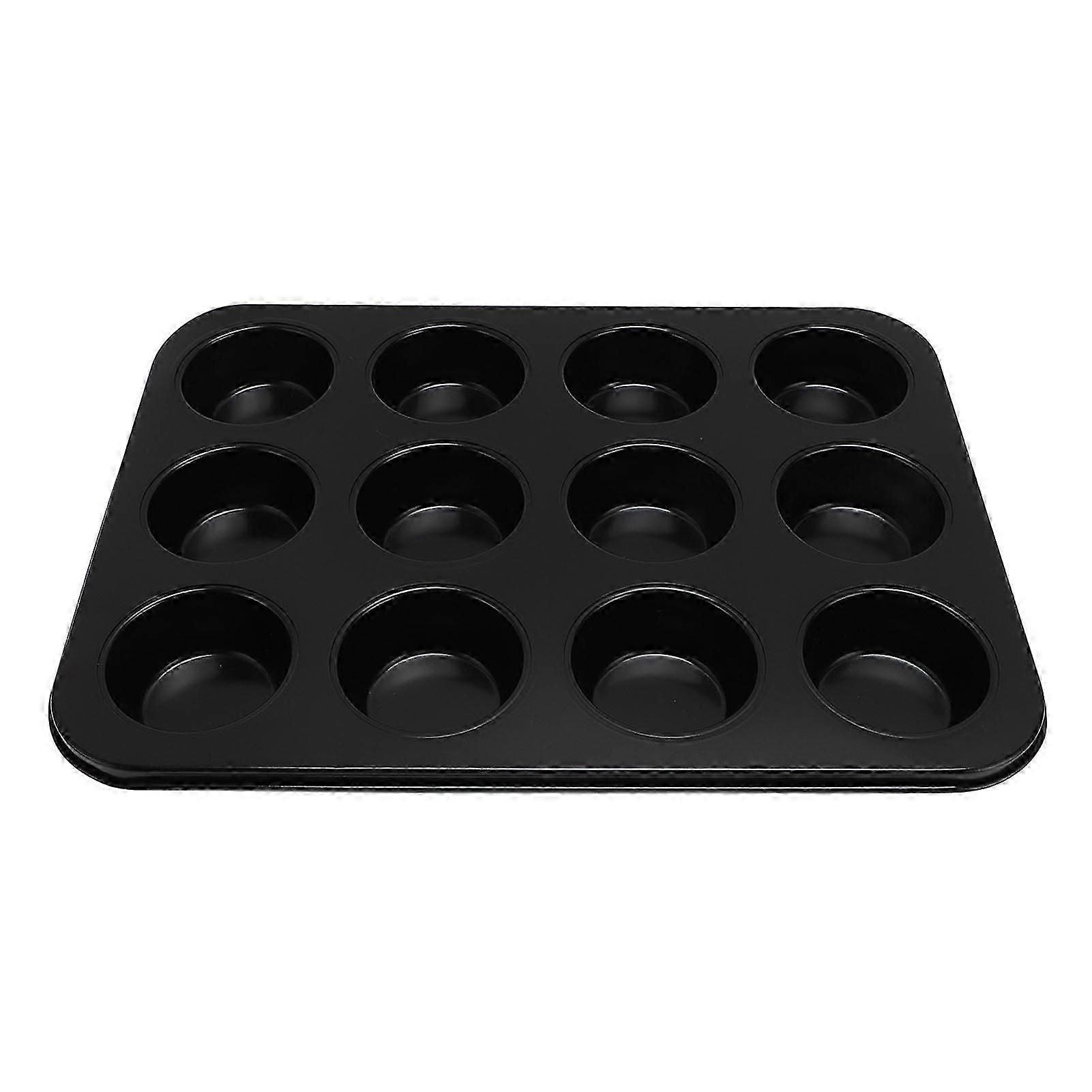 Non-Stick 12-Cup Muffin Pan - Perfect for Baking Cupcakes and More in Your Kitchen