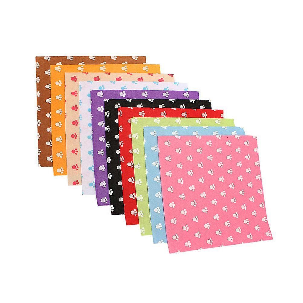 בד יצירה צעצוע בד לא ארוג חומר עיצוב פנים 30x30 ס"מ מרובע אביזרי DIY 10 יחידות