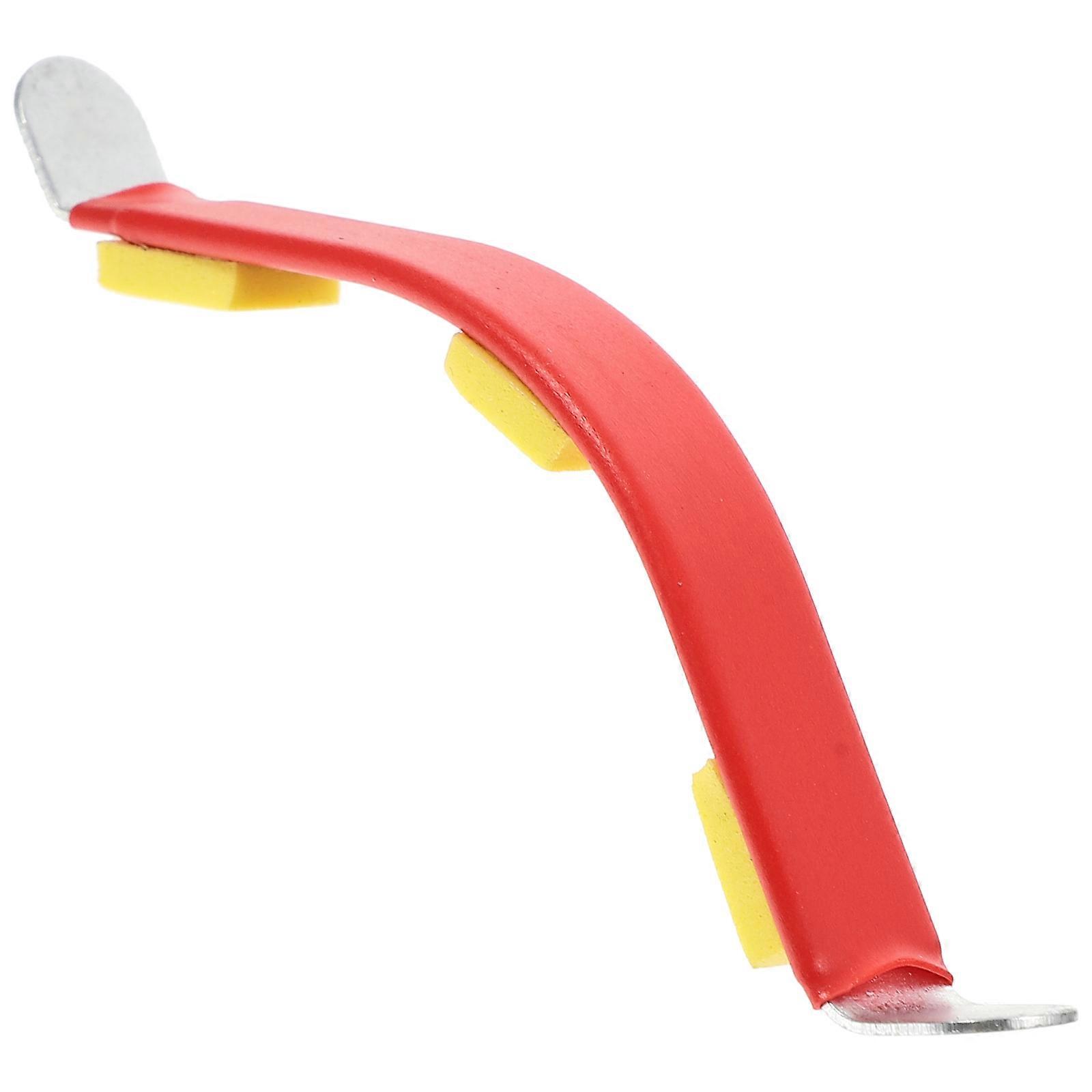 Guitar String Spreader for Cleaning Neck with Metal and Sponge Durable Design Red Color Fits Behind Neck