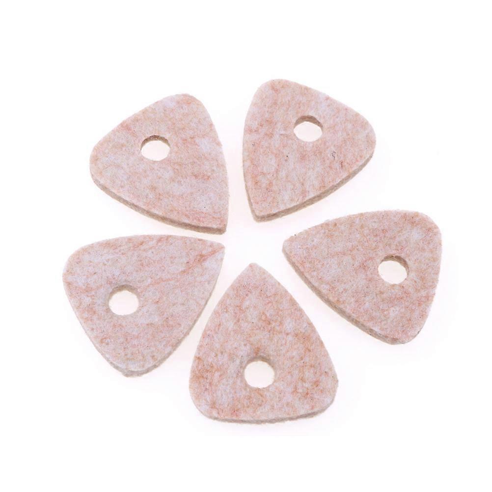 Ukulele Pick Unique Guitar Picks Wool Felt Material Music Playing Performance 10Pcs