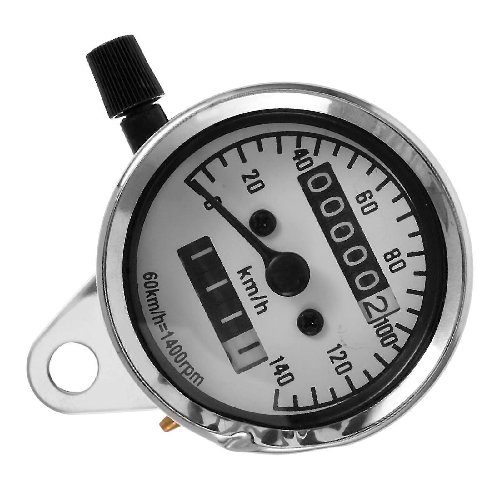 Motorcycle Speedometer Gauge Compact Design For Motorcycle Vehicle Usage Monitoring Iron Plating 1Set