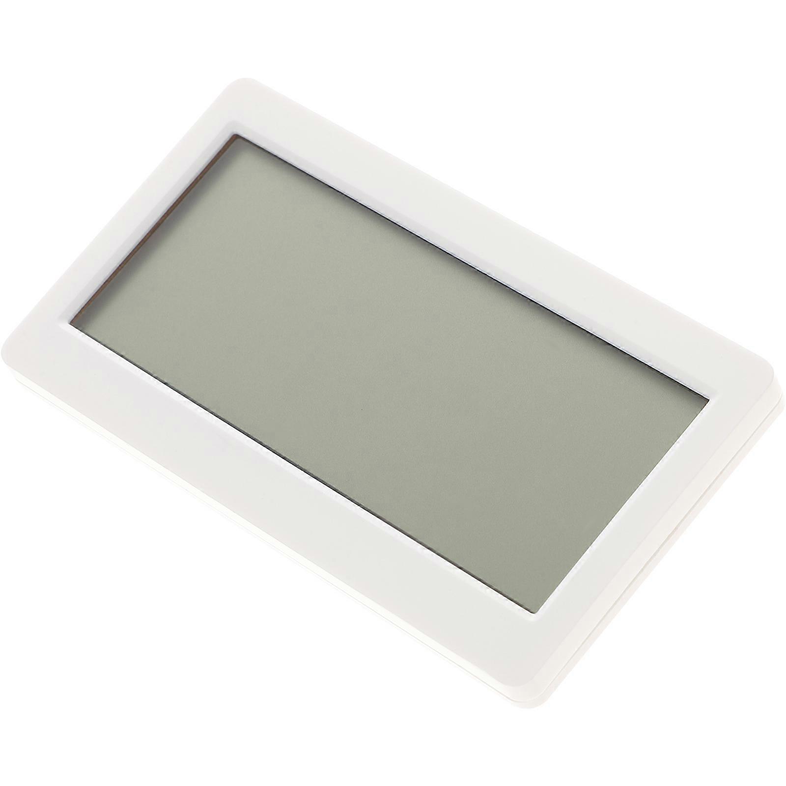 Sucker Digital Hygrometer Electronic for Indoor Use with High Precision and Stability White Plastic 50℃