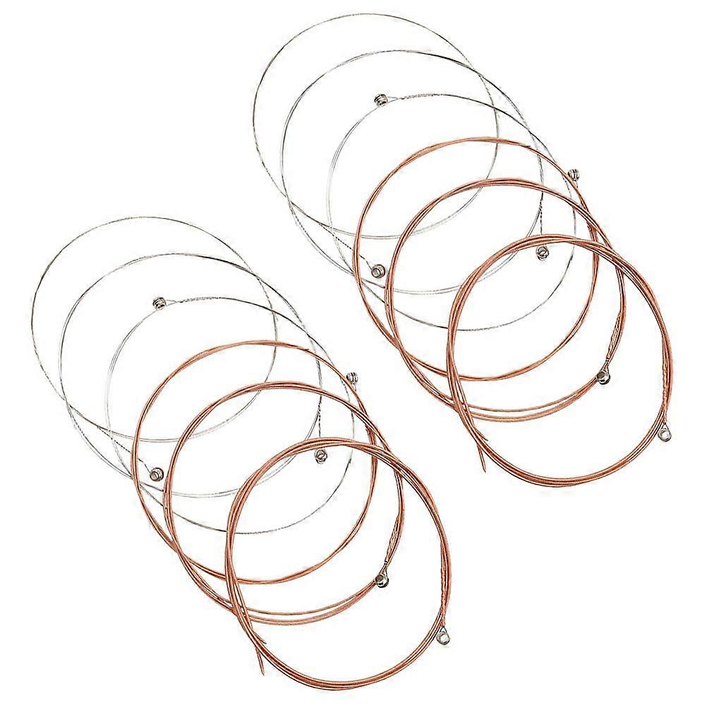 12pcs Folk Guitar Strings Folk Guitar Replacement Strings Guitar Accessories