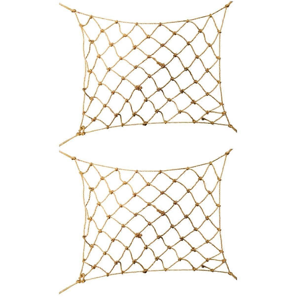 2 pieces parrot climbing net swing toy bird toy for parrot play stand size 30 x 20 cm safe and fun for pets