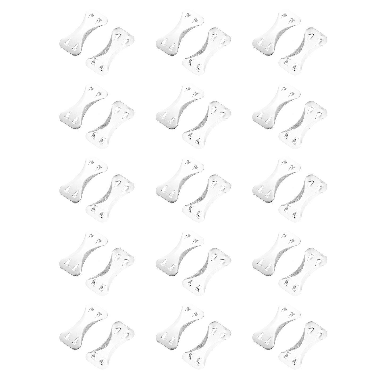 Metal Clips 50Pcs Perfect For 2.5x1.1x0.2cm In Silver Color Designed For Medical Use