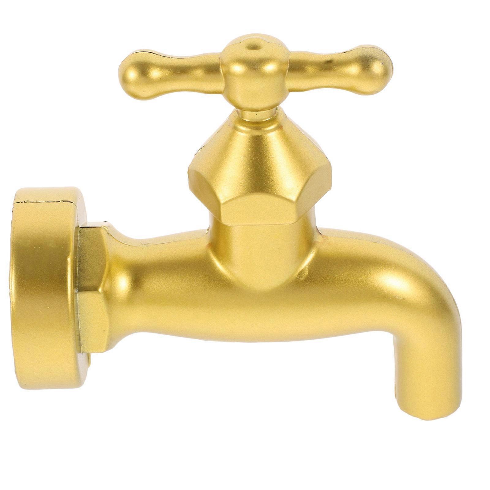 MLINS Outdoor Decor 1 Set Flowing Spout Fountain with Watering Can Floating Tap Invisible Faucet for Garden Decoration