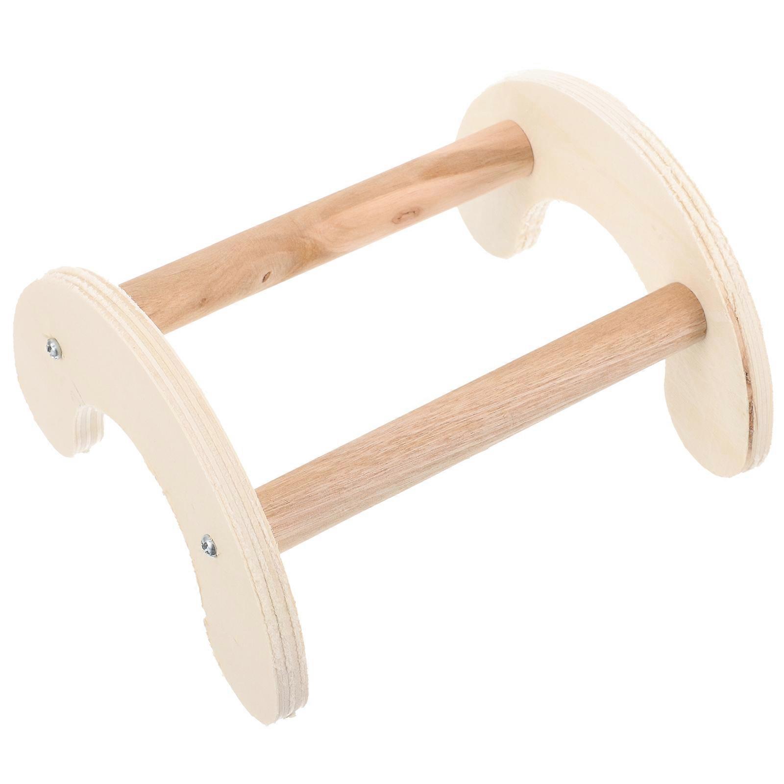 It looks like your query got cut off, but I understand you're looking for information about a **wooden perch stand for chickens and parrots** that's