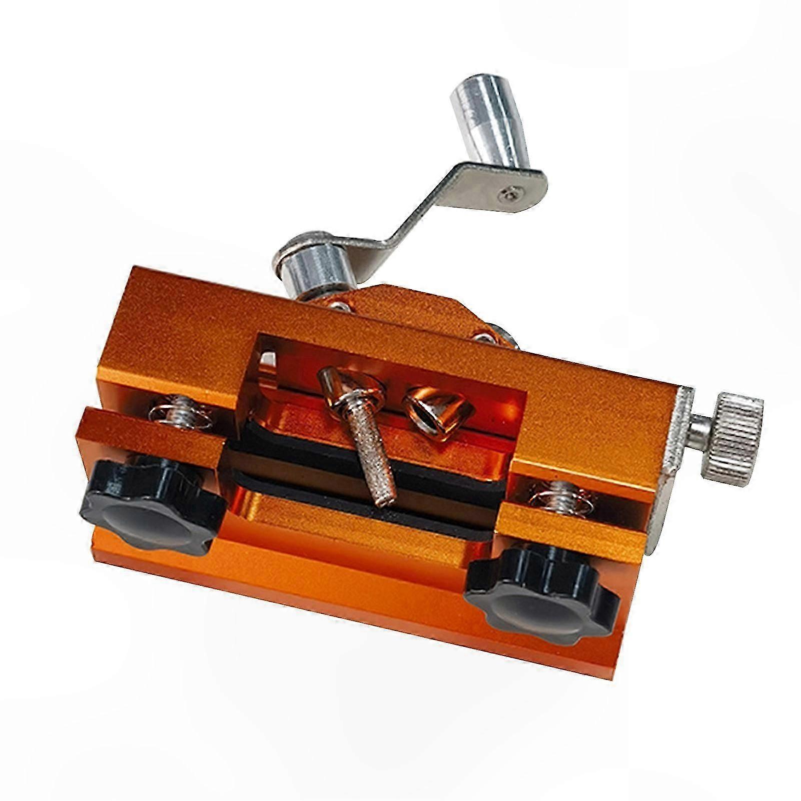 Compact Manual Chainsaw Sharpener with Wrench Screws Portable Detachable Tooth Sharpening Jig Tool Kit for Outdoor Use