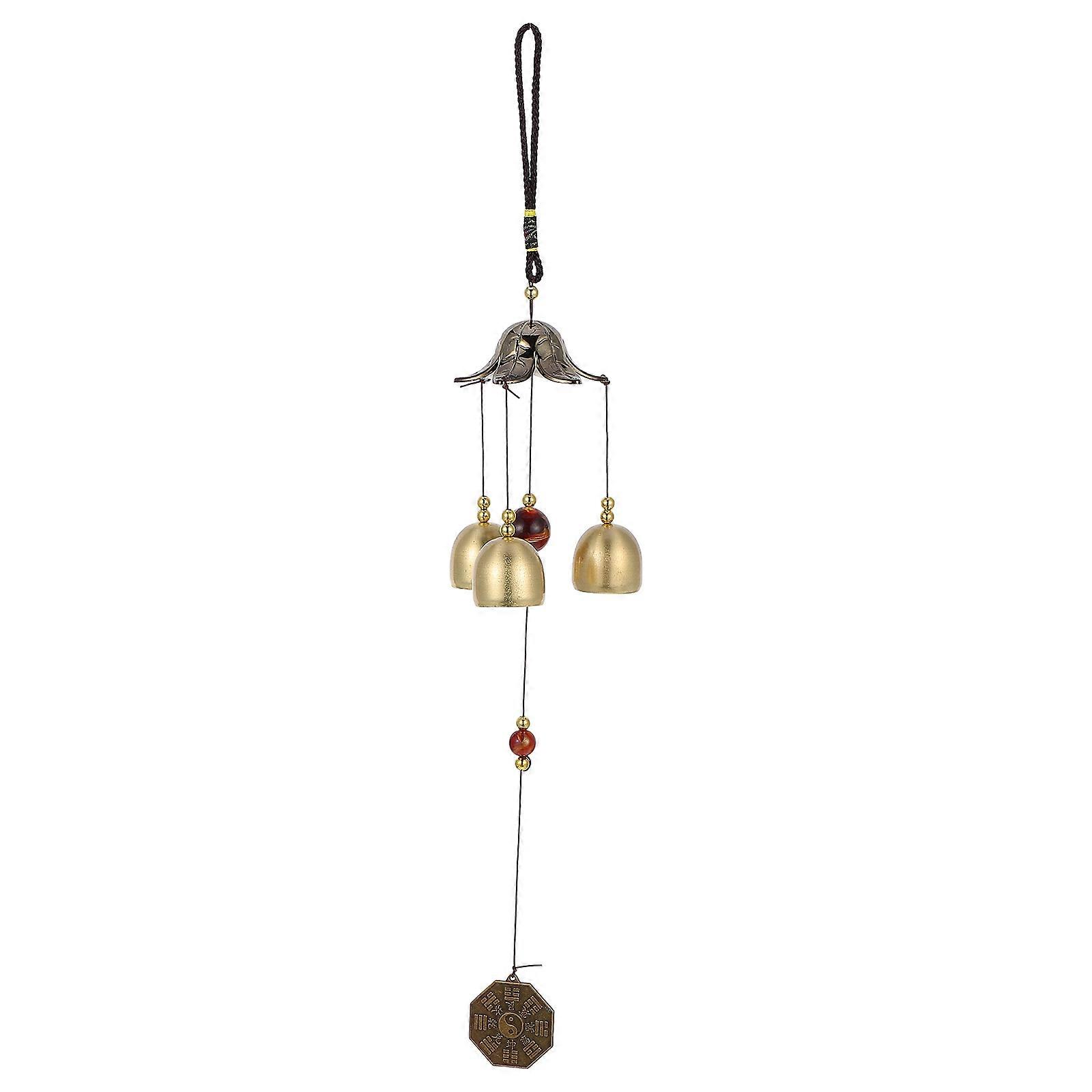 Feng Shui Wind Chime Made of Metal for Garden Decoration Provides Calm and Relaxation 1pc