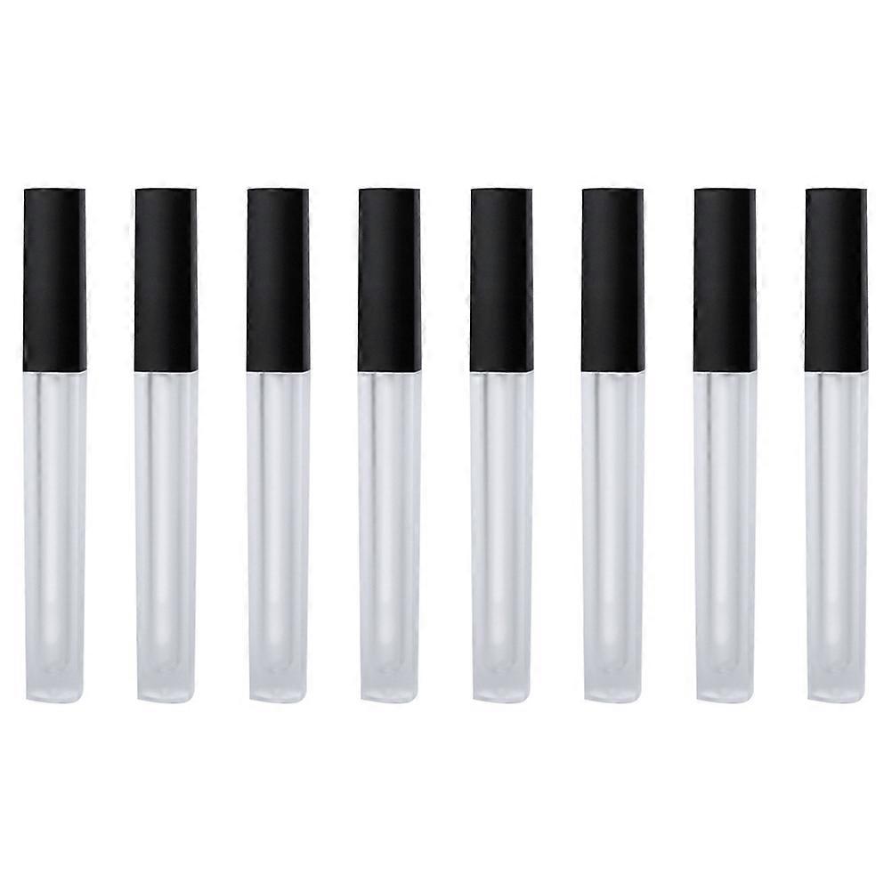 Empty Lip Gloss Containers Plastic Transparent for Liquid Holding 4 5ml Lightweight Portable Travel Size