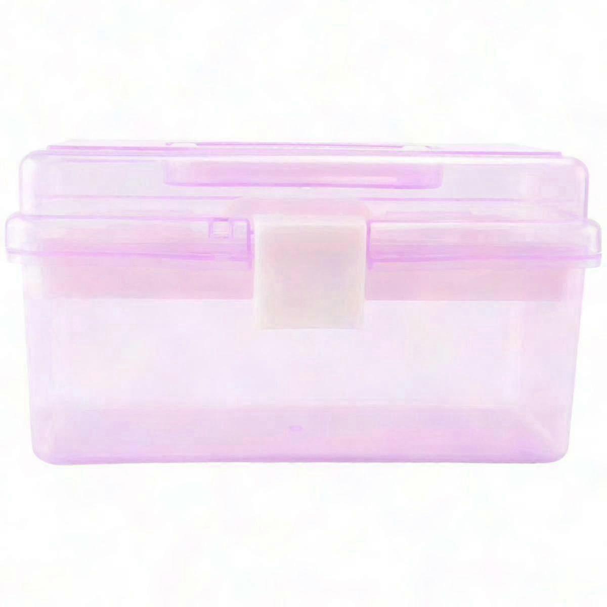 Plastic Handle Hardware Tools Storage Box for Organizing DIY Tools