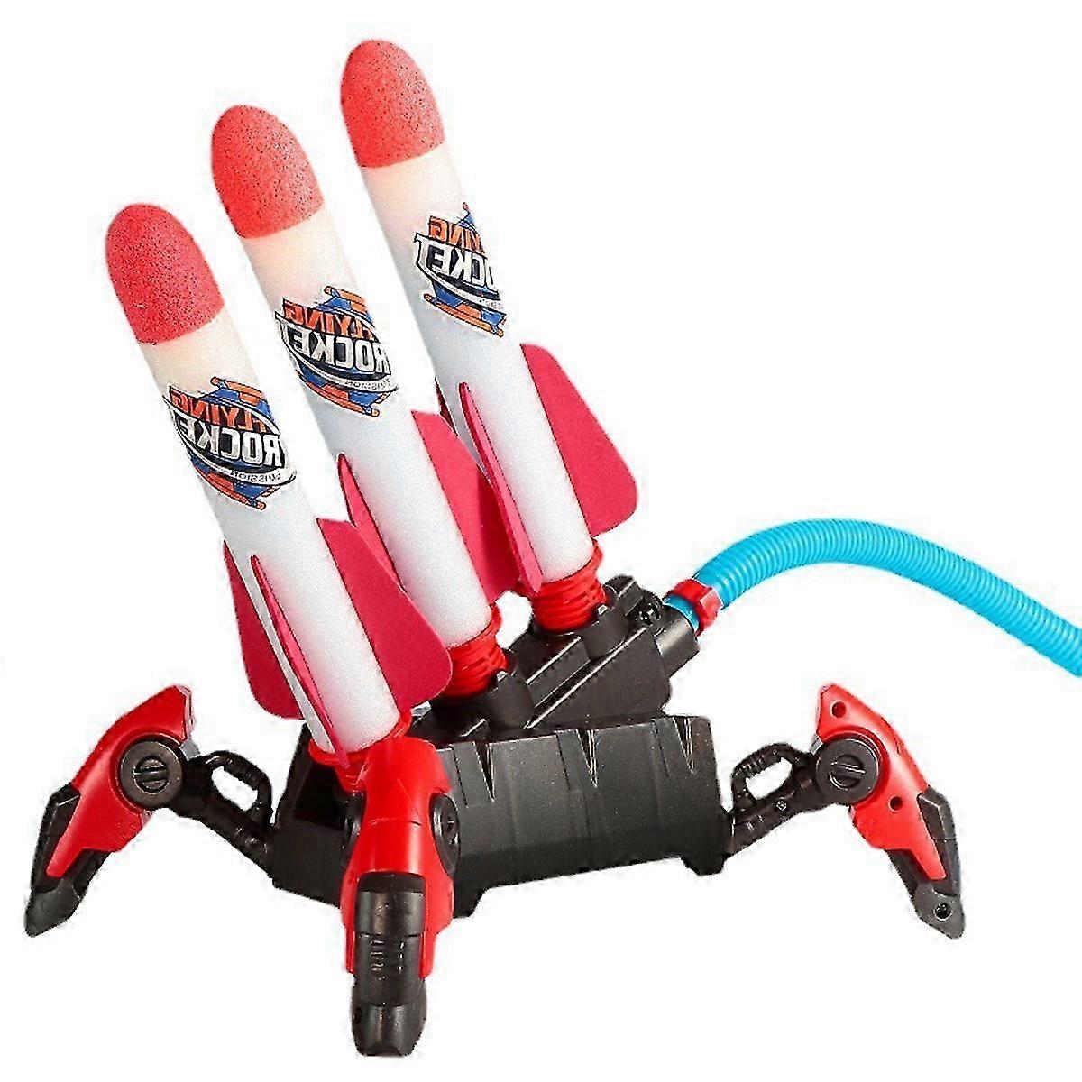 Outdoor Soaring Rocket Toy Foam Rockets - 3 latające małe rakiety dla dzieci powyżej 6 roku życia