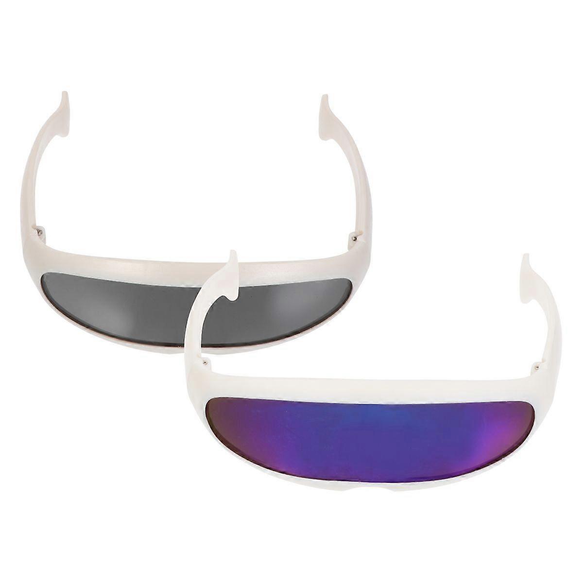 2Pcs Adorable Pet Sunglasses Windbreak Skiing Cat Fashion Goggles
