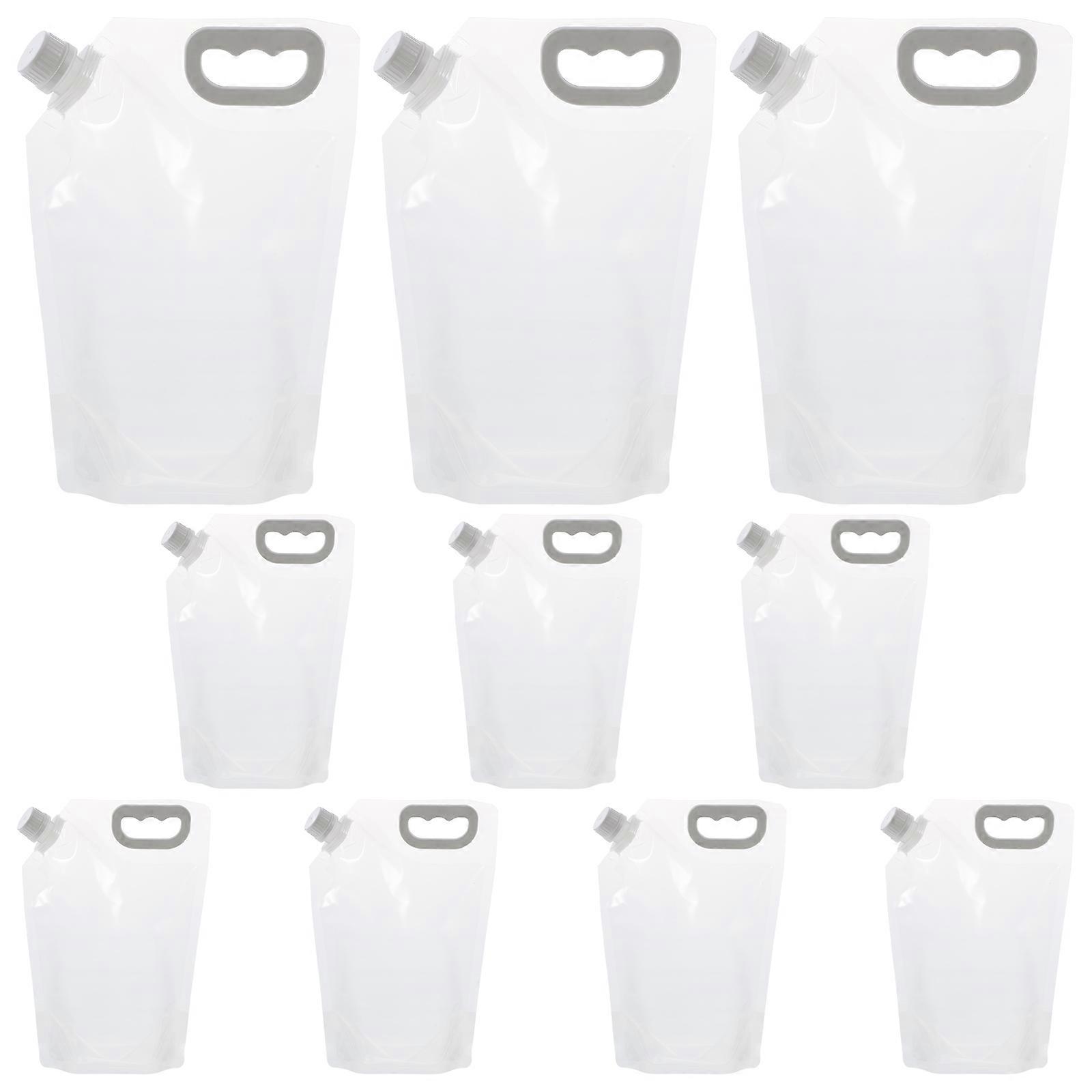 PET Food Storage Bags for Various Items 10Pcs Assorted Color